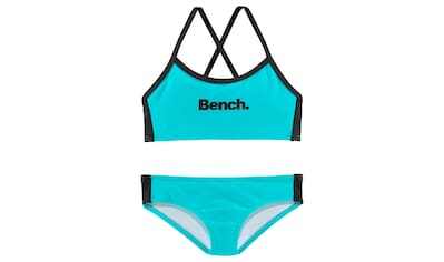 Bench. Triangel-Bikini, mit Logoprint an Top und Hose bei