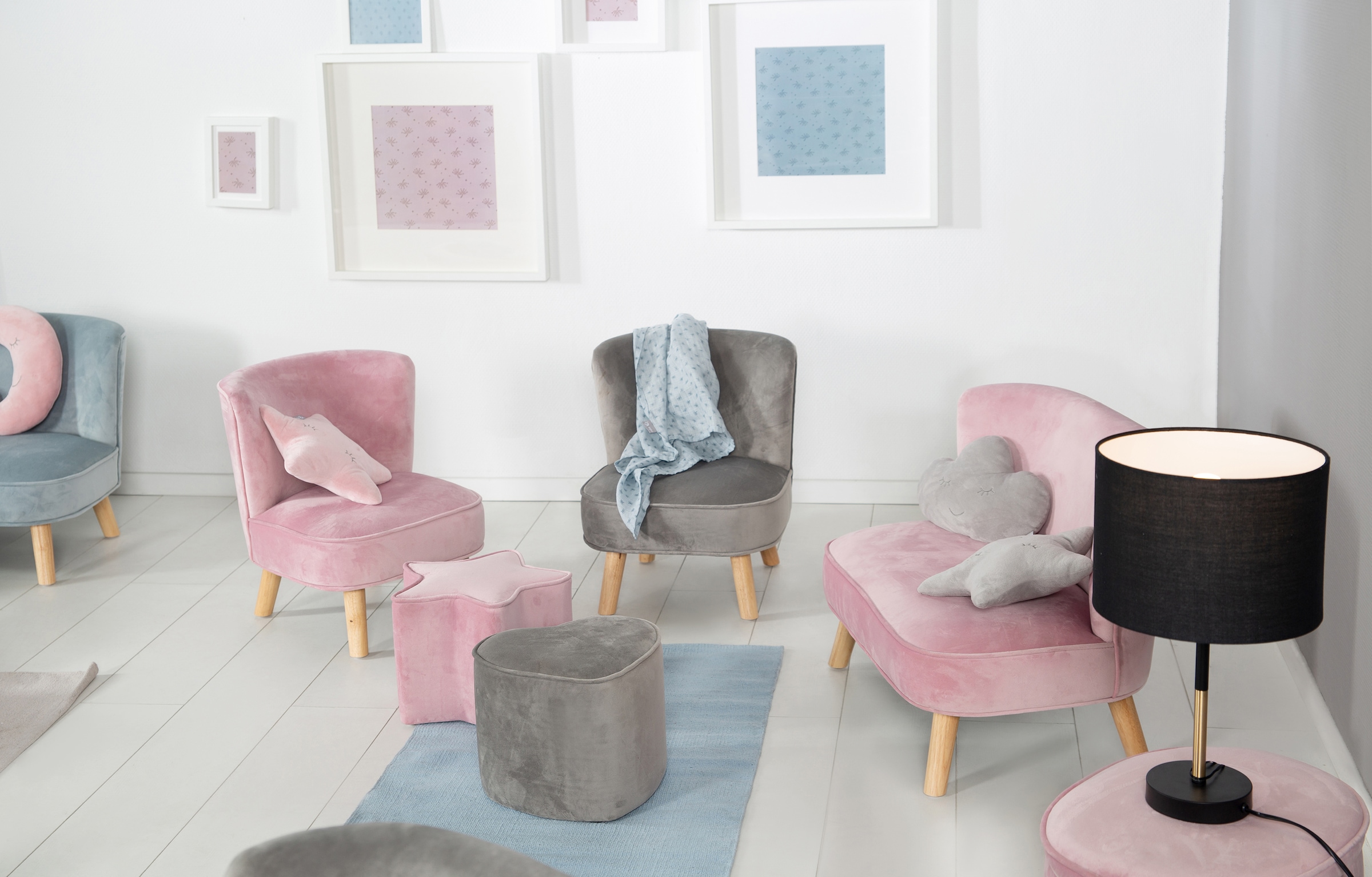 roba® Kindersessel »Lil Sofa«, mit Holzfüßen bei ♕