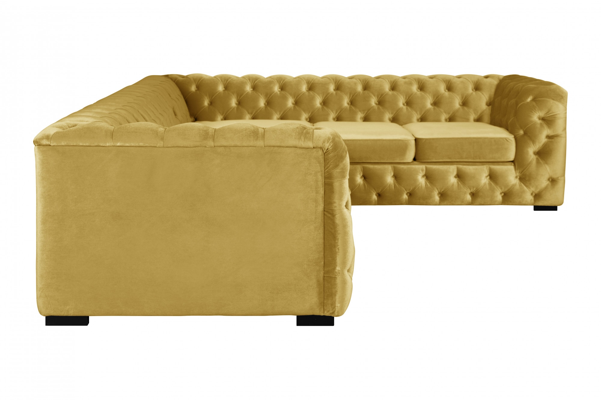 Guido Maria Kretschmer Home&Living Chesterfield-Sofa »KALINA L-Form«, hochwertige Chesterfield-Ausführung, sehr hochwertige Verarbeitung