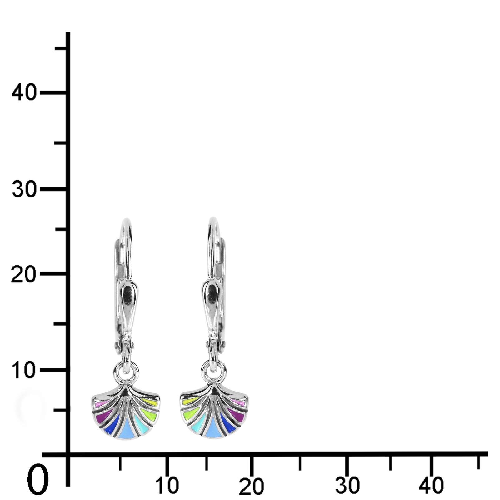 OSTSEE-SCHMUCK Paar Ohrhänger »- Blüte - Silber 925/000 -,«