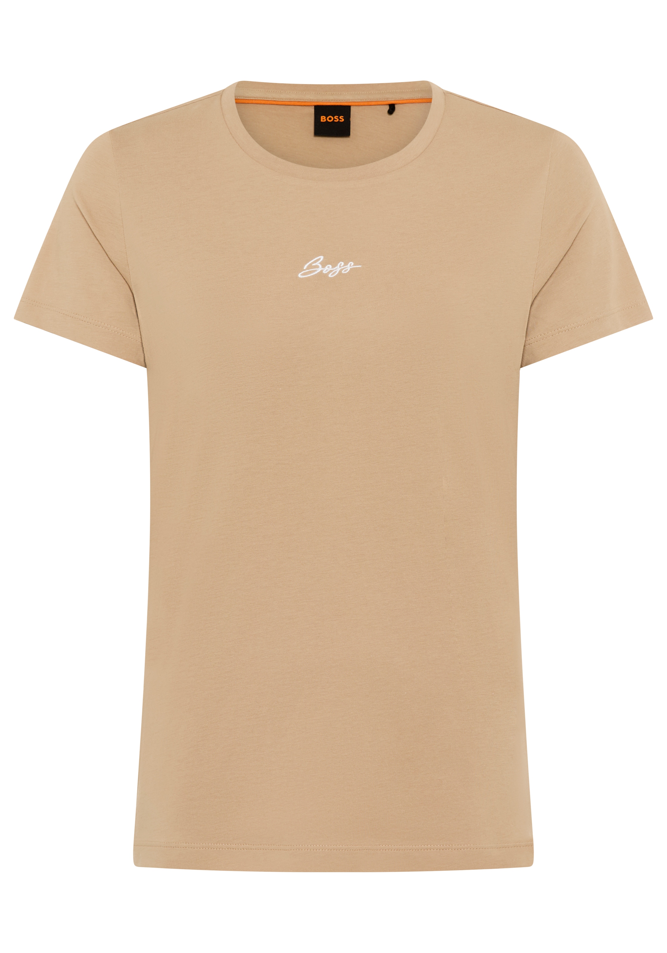 BOSS ORANGE T-Shirt »Elove Embro Premium Damenmode« mit Rundhals, Slim Fit