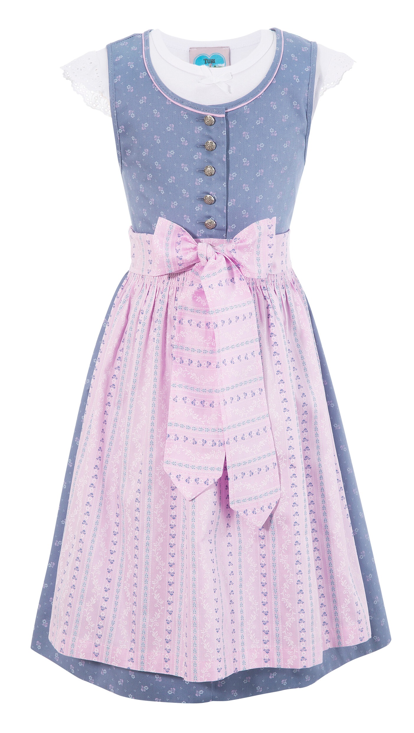 Turi Landhaus Dirndl, (3 tlg.), Kinder, mit all-over Print kaufen