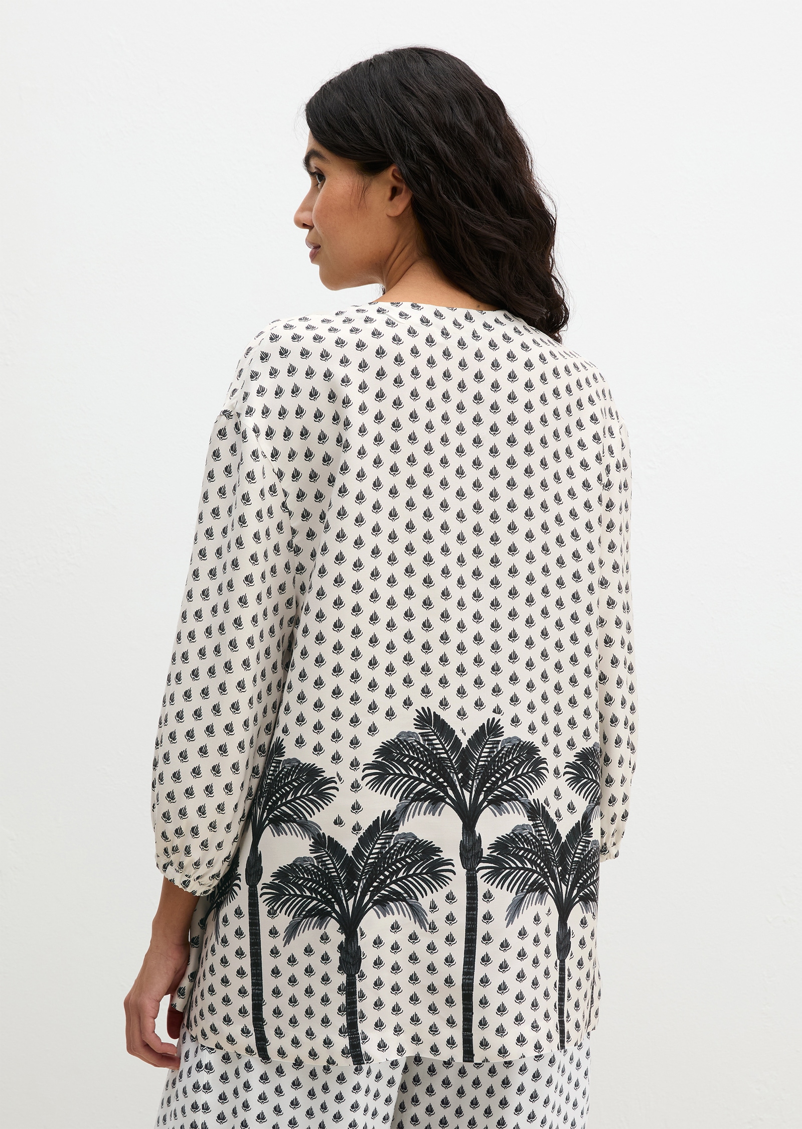 Marc O'Polo Schlupfbluse »Palm Geo Print«
