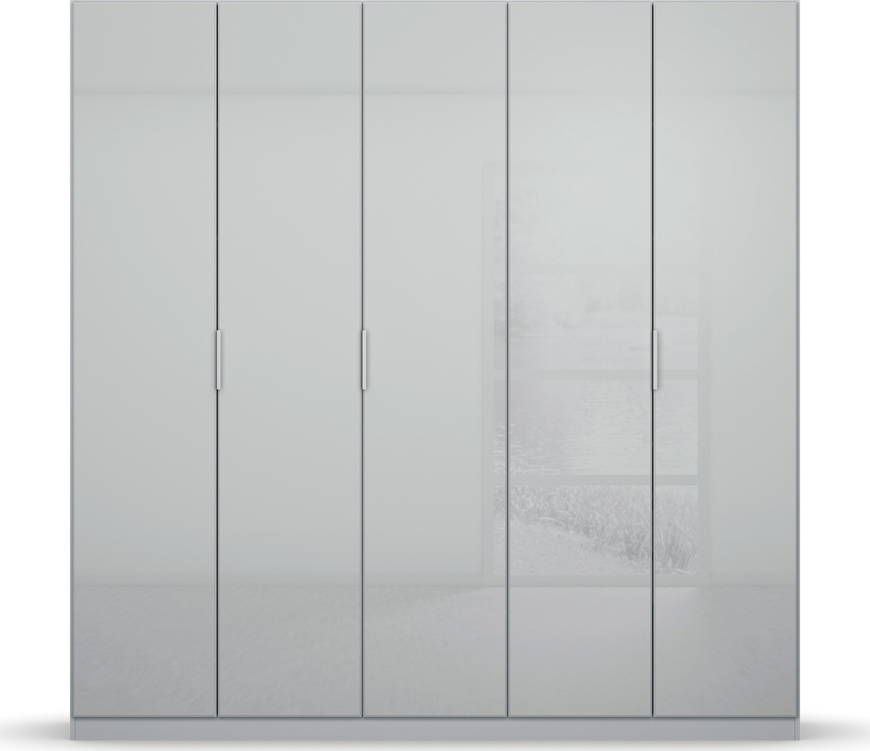 rauch Drehtürenschrank »Kleiderschrank Schrank Garderobe KOLUNA mit hochwertiger Glasfront«, inkl. 2 Innenschubladen sowie extra Einlegeböden MADE IN GERMANY