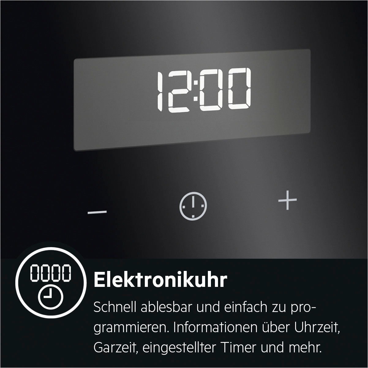 AEG Induktions-Standherd »CIB6642BBW«, mit 2-fach-Teleskopauszug, SteamBake – mit Feuchtigkeitszugabe, Hob²Hood - Funktion