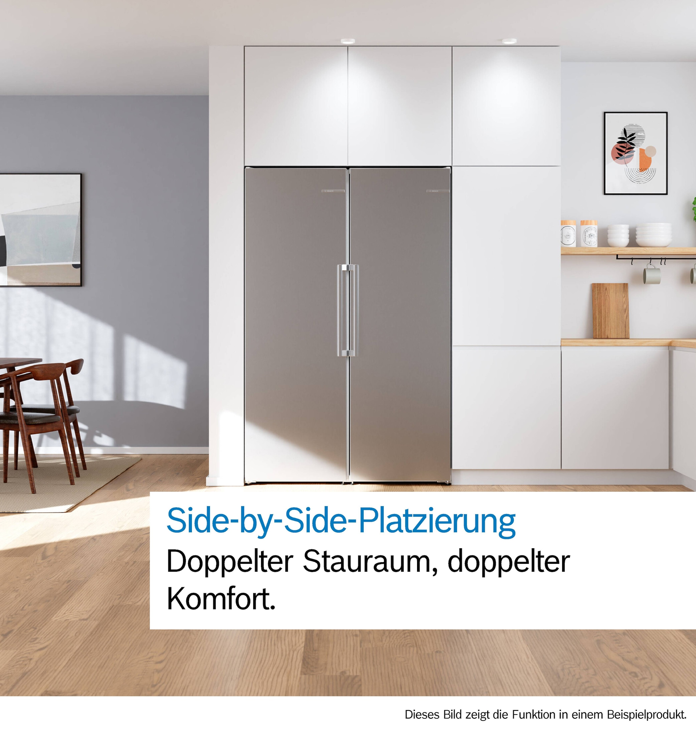 BOSCH Gefrierschrank Serie 4 »GSN36VLDG« 186,2 cm hoch 59,5 cm breit Nie wieder abtauen mit leisem No Frost Gefrierschrank.