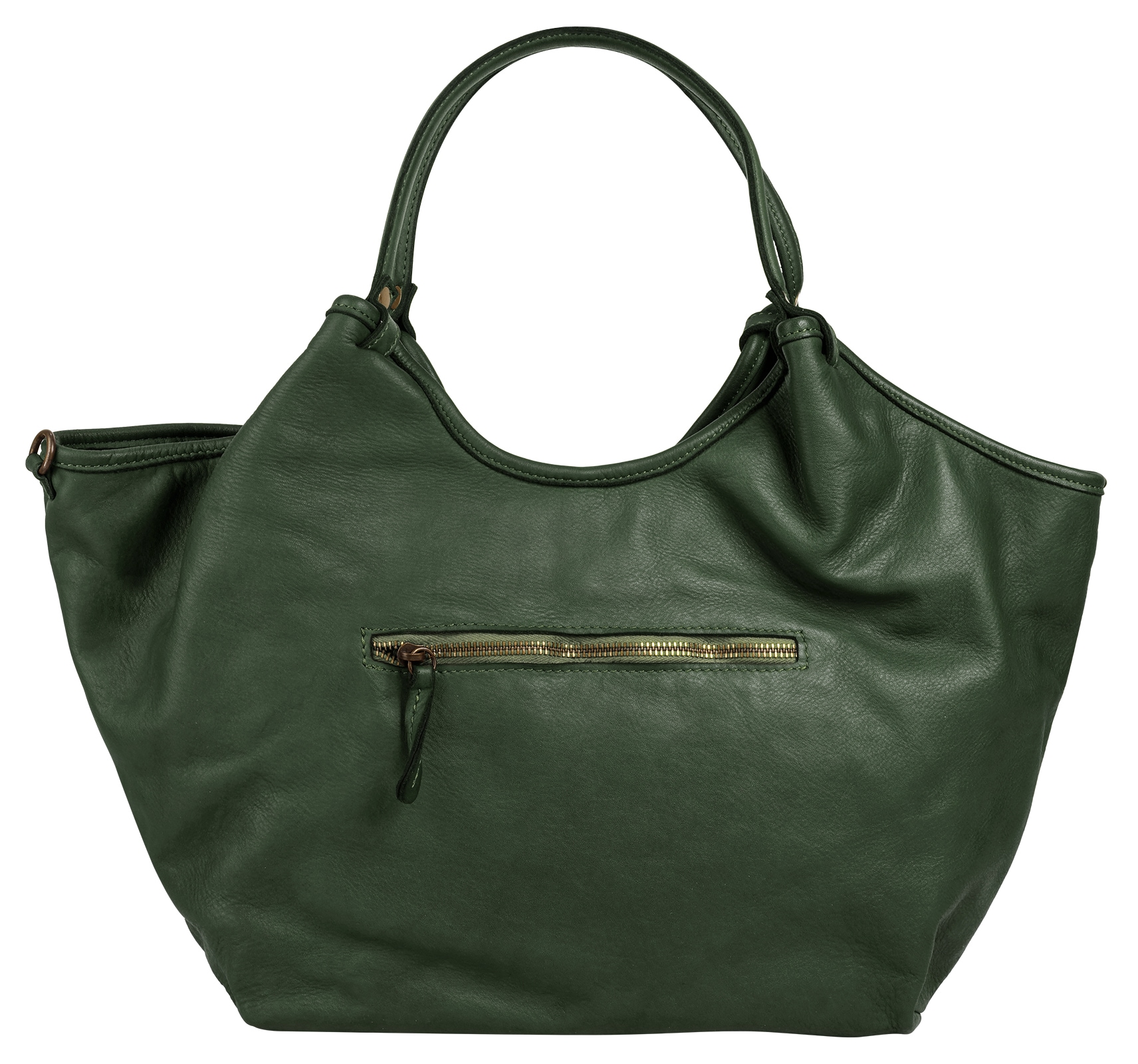 Samantha Look Henkeltasche, echt Leder, Made in Italy