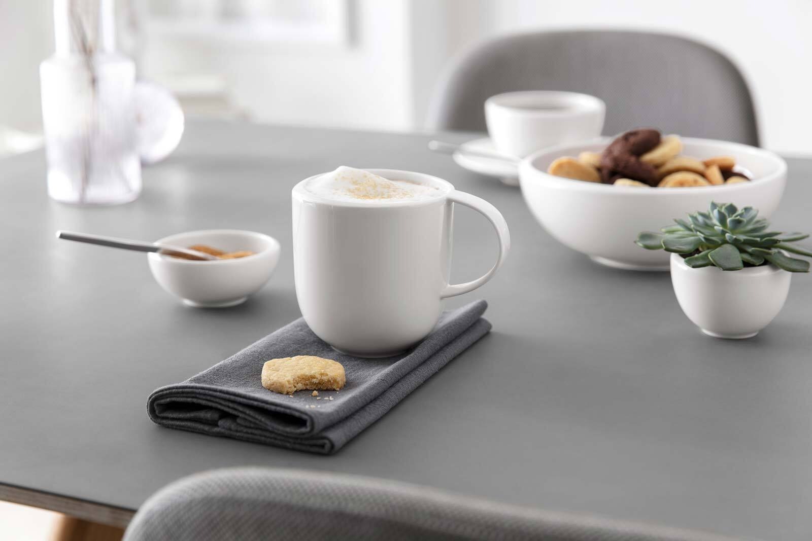 Villeroy & Boch Becher »Becher mit Henkel NewMoon 390 ml weiß«