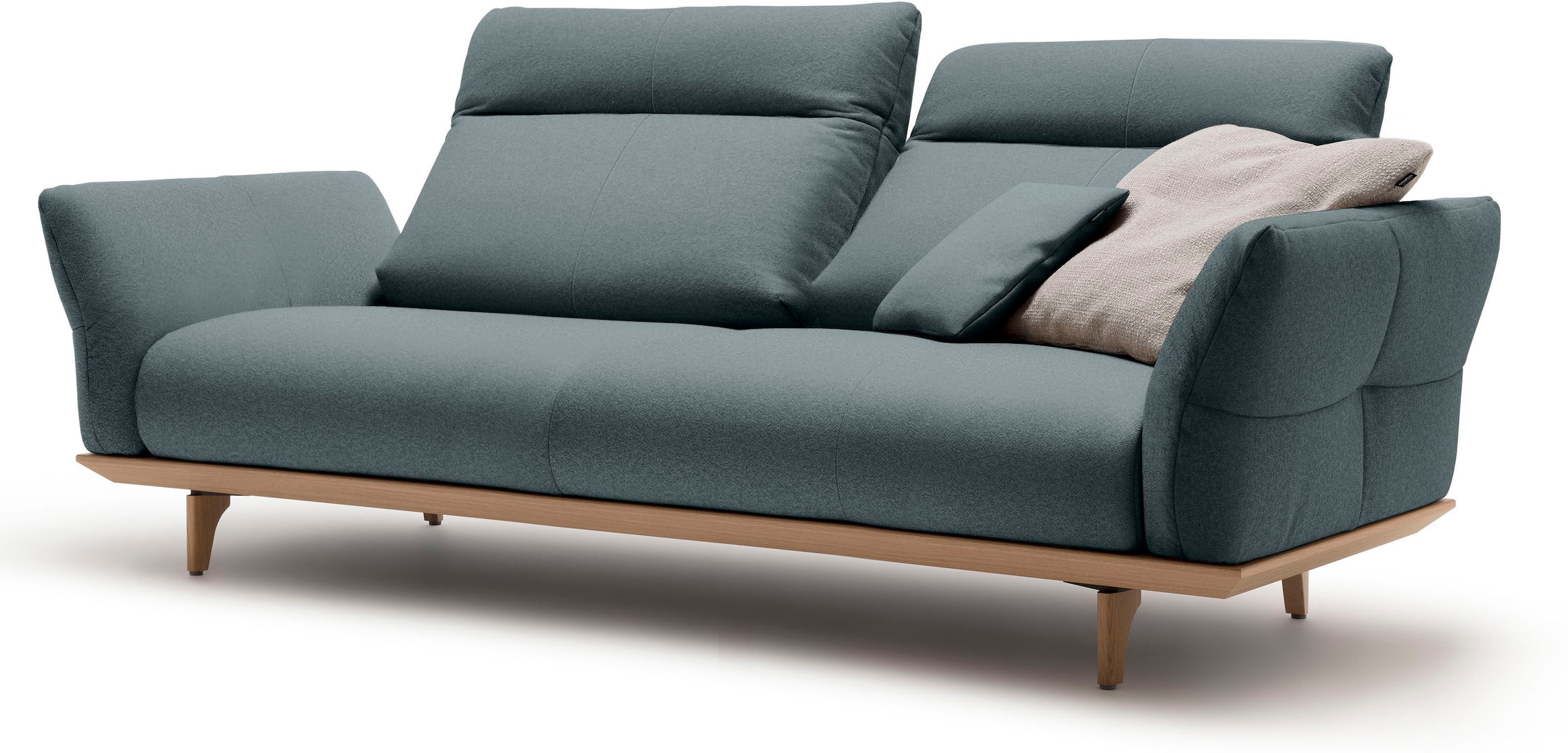Creation BY ROLF BENZ 3-Sitzer »CR.460«, Sockel in Eiche, Füße Eiche natur, Breite 208 cm