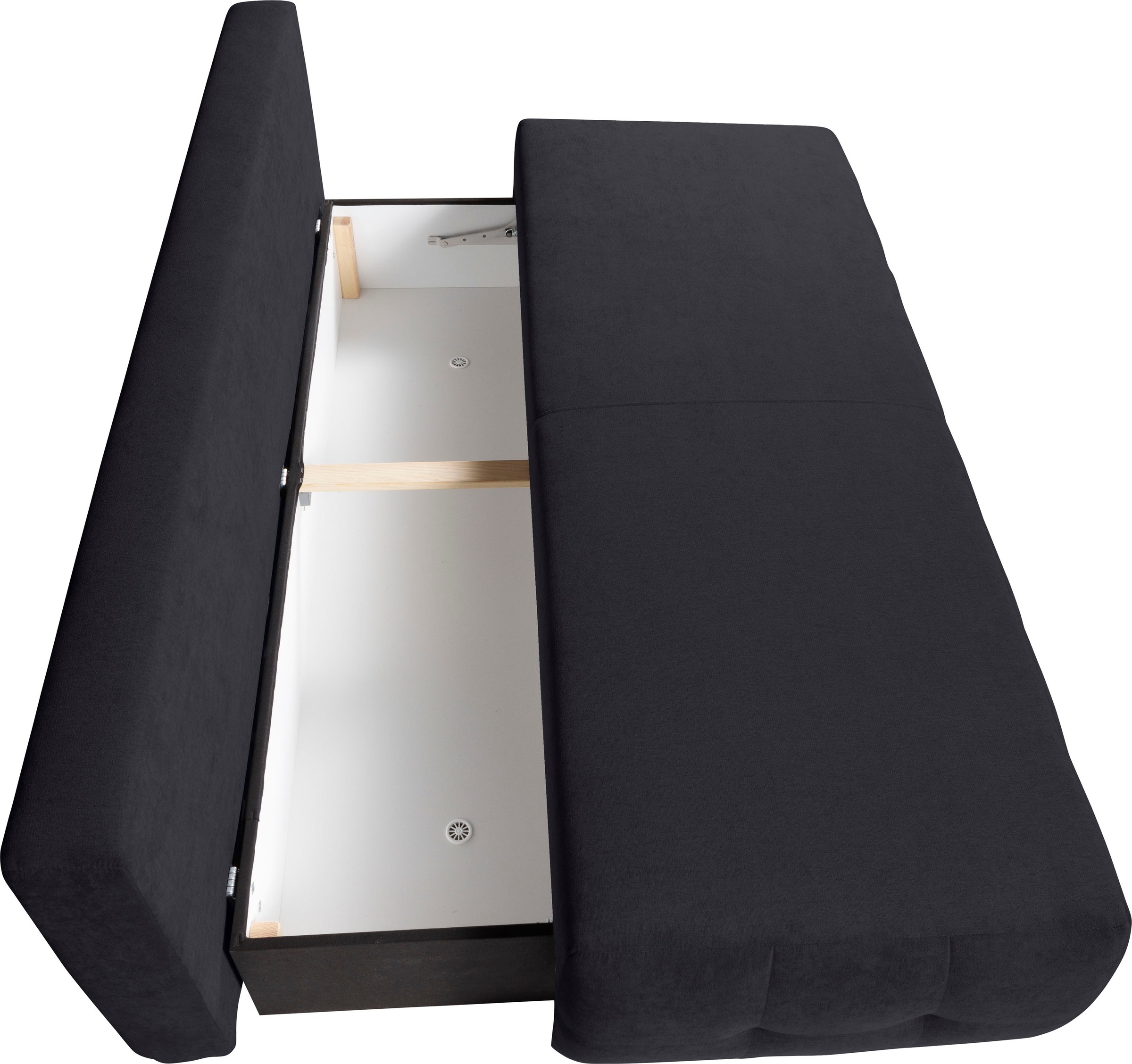 WERK2 Schlafsofa »Indigo«, 2-Sitzer Sofa und Schlafcouch mit Federkern & Bettkasten