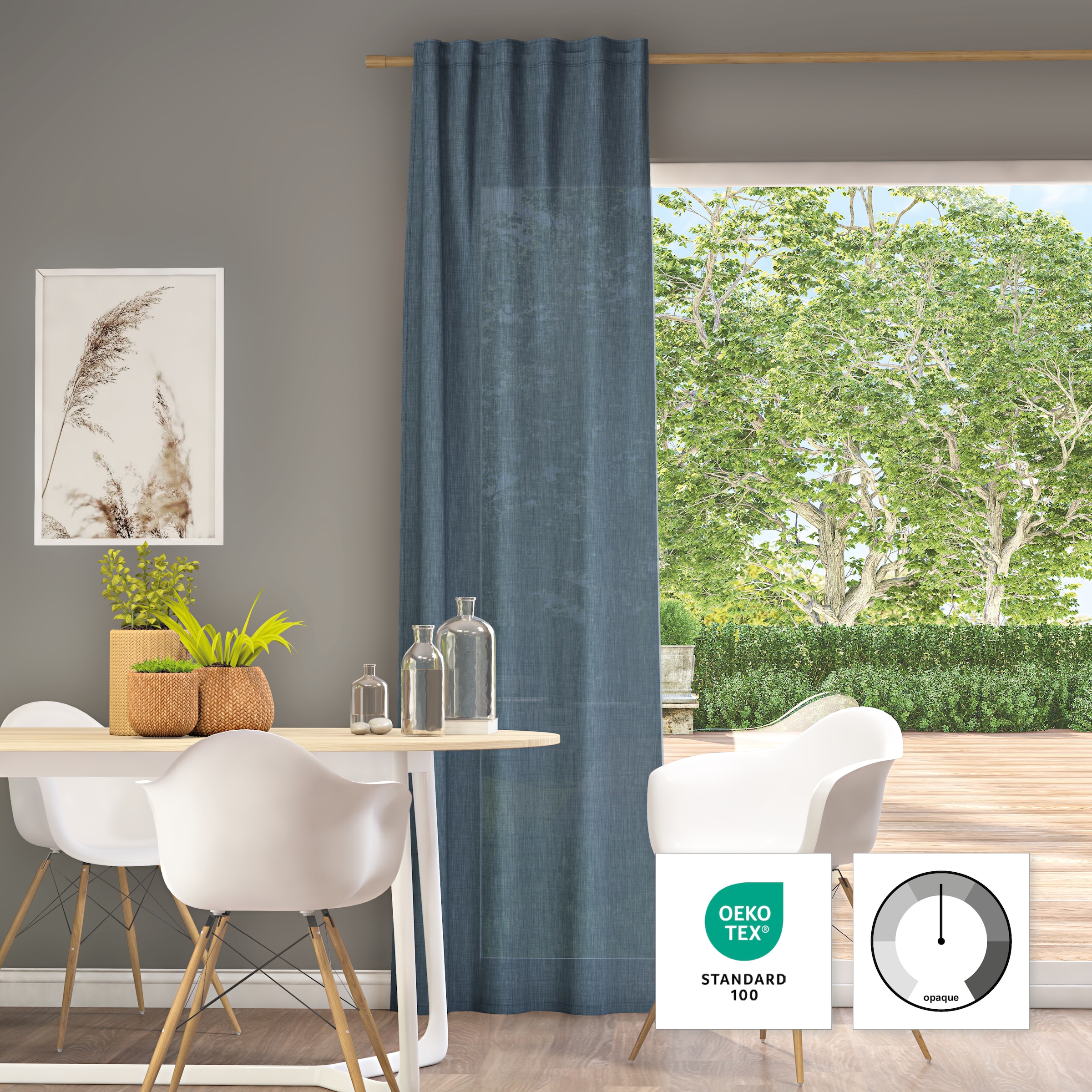 Neutex for you! Vorhang »Mara-ECO« Multifunktionsband 1 Stk. tlg.