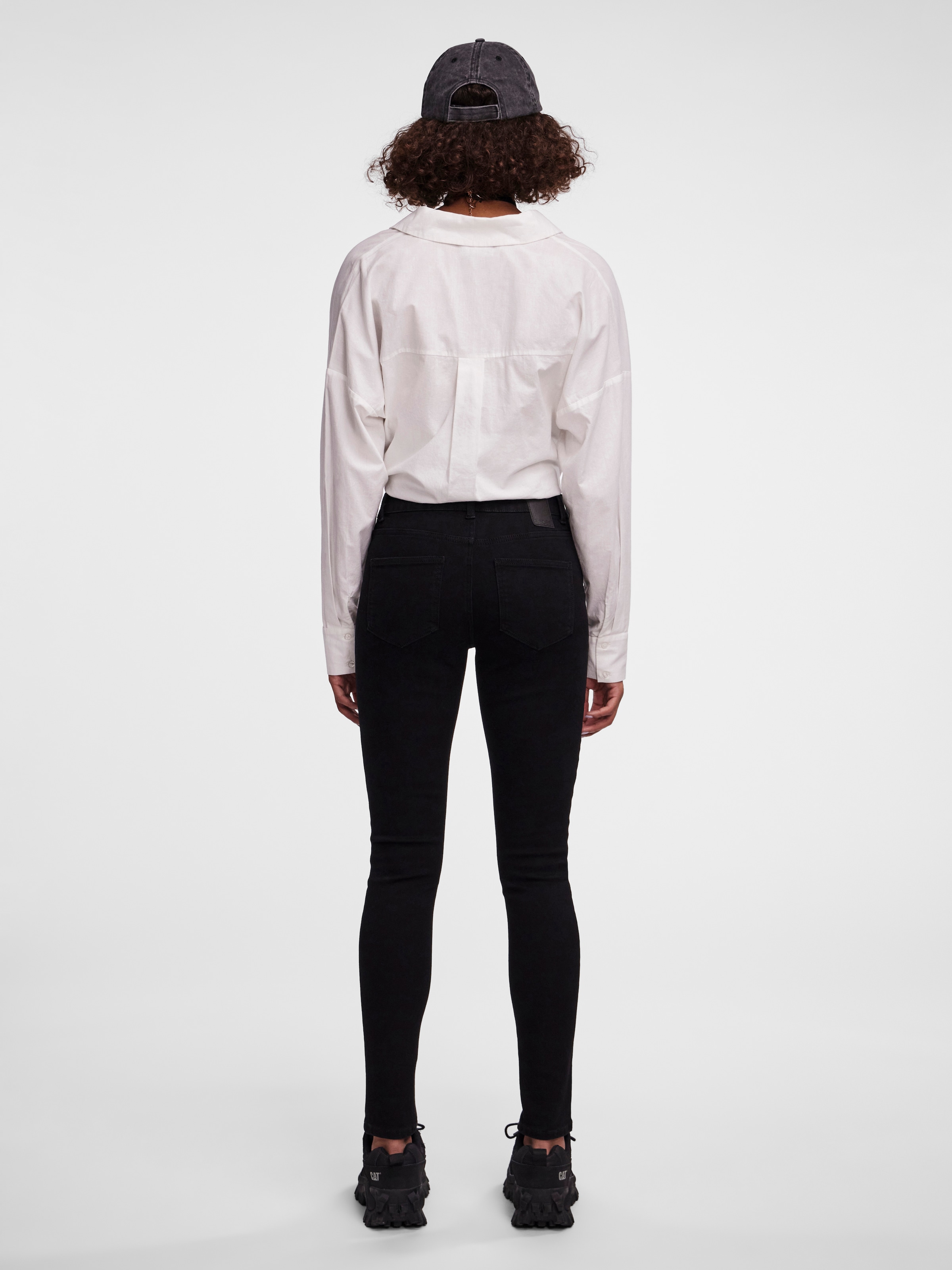 pieces Skinny-fit-Jeans »PCDANA MW SKINNY JEANS BL102 NOOS BC«