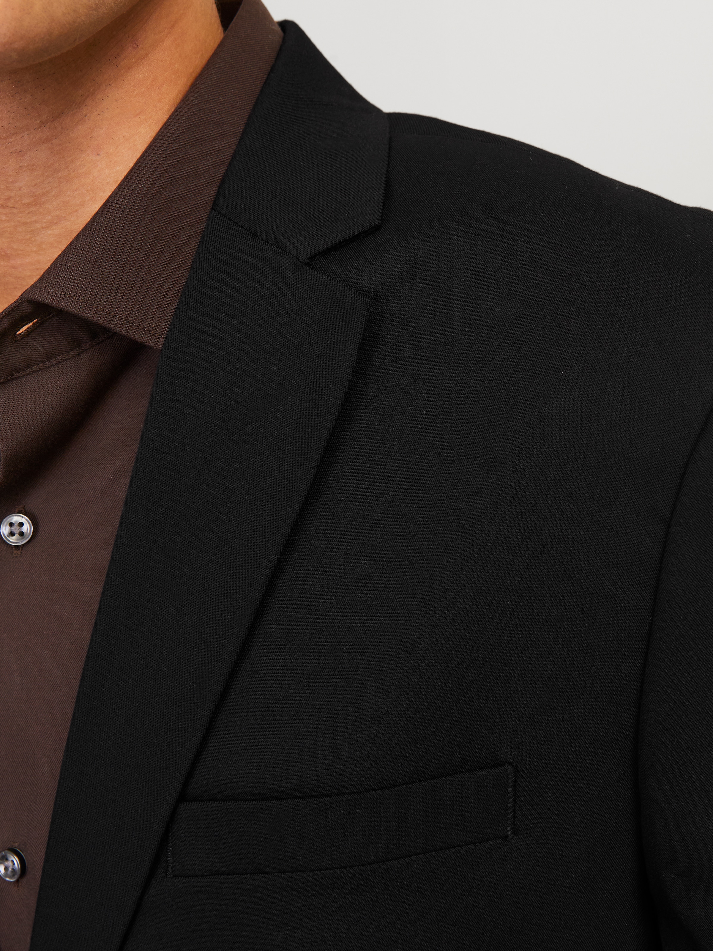 Jack & Jones Sakko »JPRFRANCO  Blazer mit 2-Knopf-Form und extra schmalem Schnitt« unifarben, modisch, slim fit, Kunstfaser