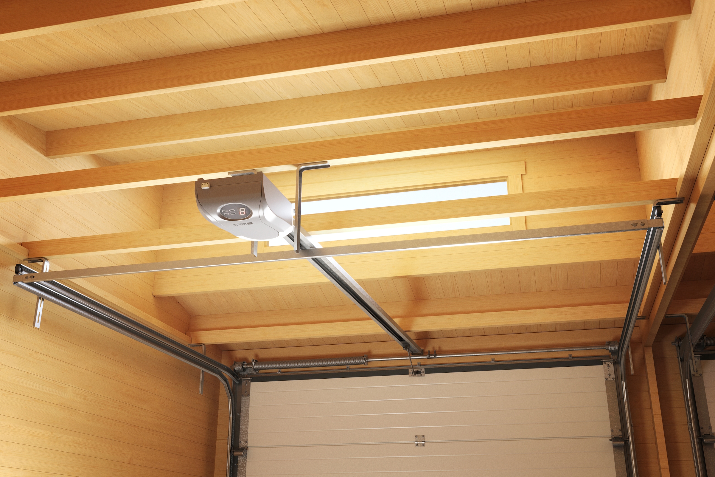 Nordic Holz Garage »HAWAII« BxT: 820x579 cm, 205 cm Einfahrtshöhe, mit Sektionaltor
