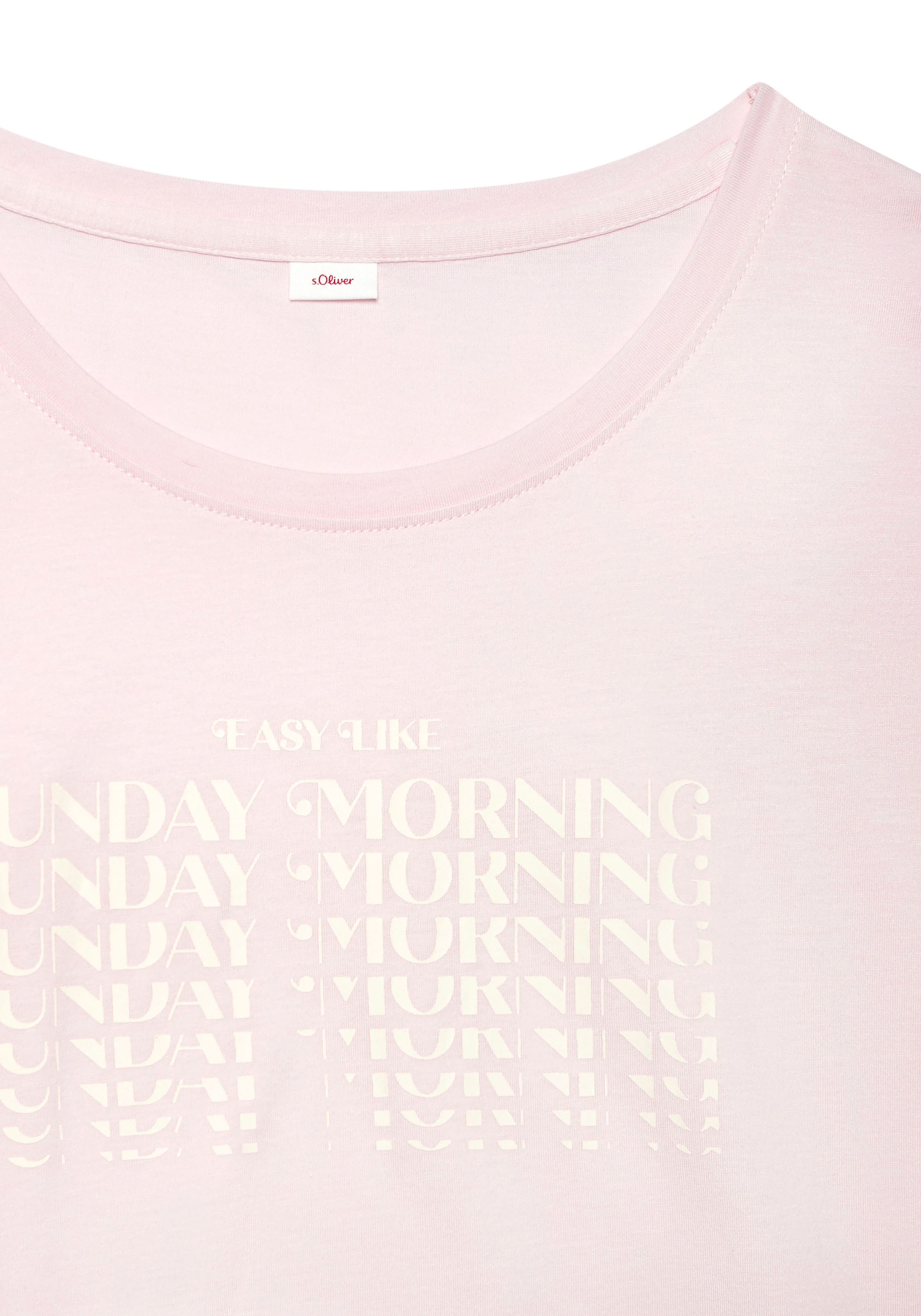 s.Oliver Pyjama 2-teilig, 2 tlg. mit grafischem Print