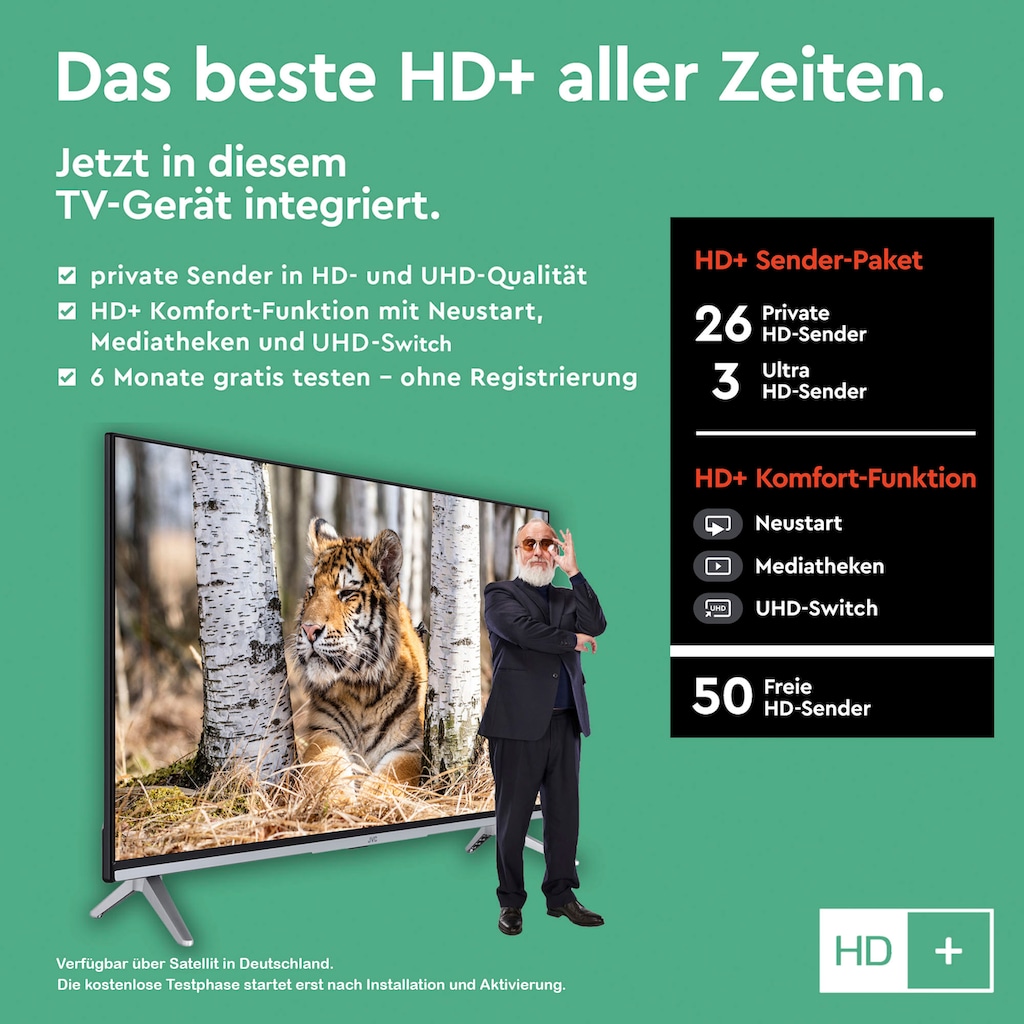 JVC LED-Fernseher »LT-32VFE5255«, 80 cm/32 Zoll, Full HD, Smart-TV
