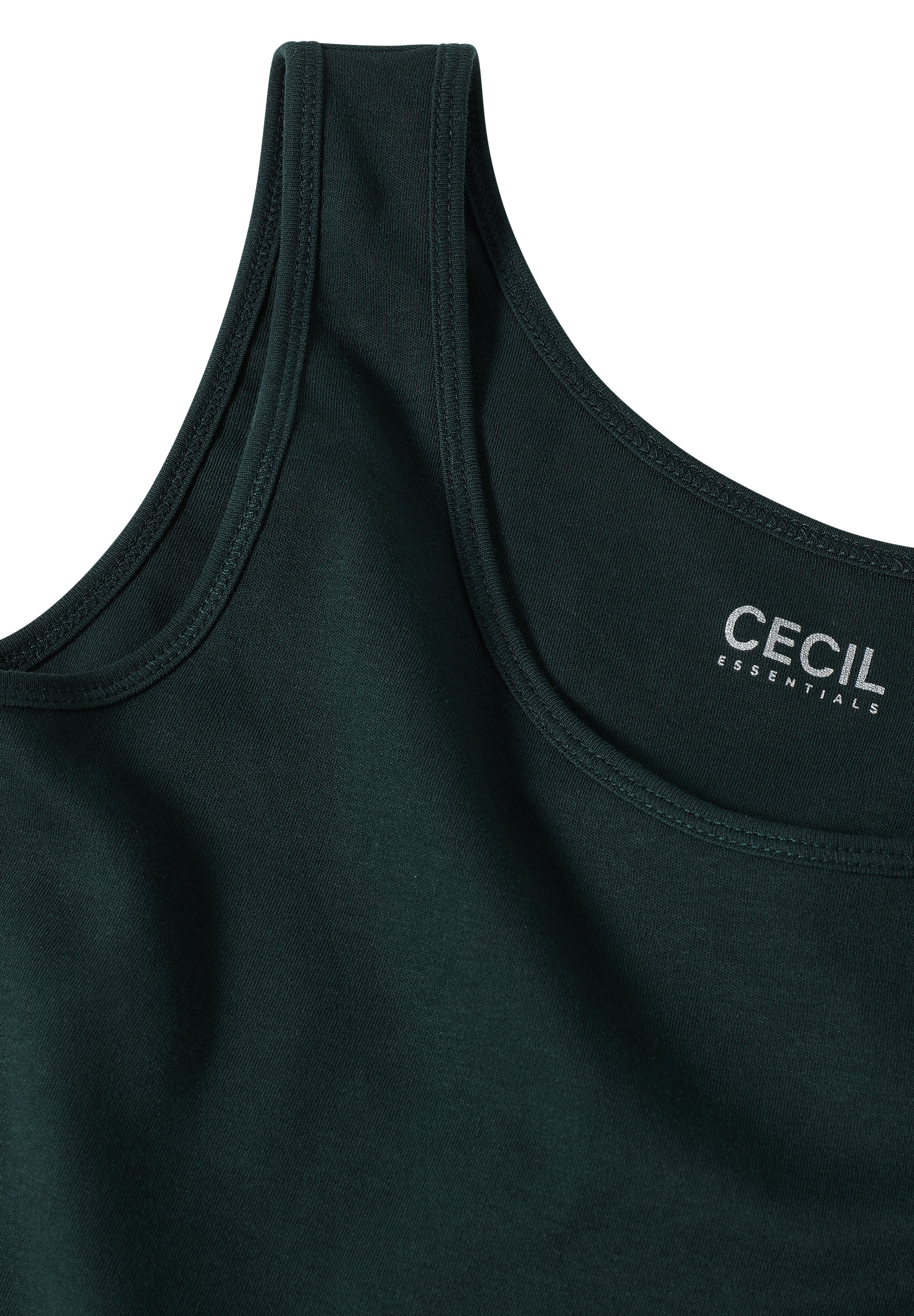Cecil Shirttop »Style Linda«, in Unifarbe