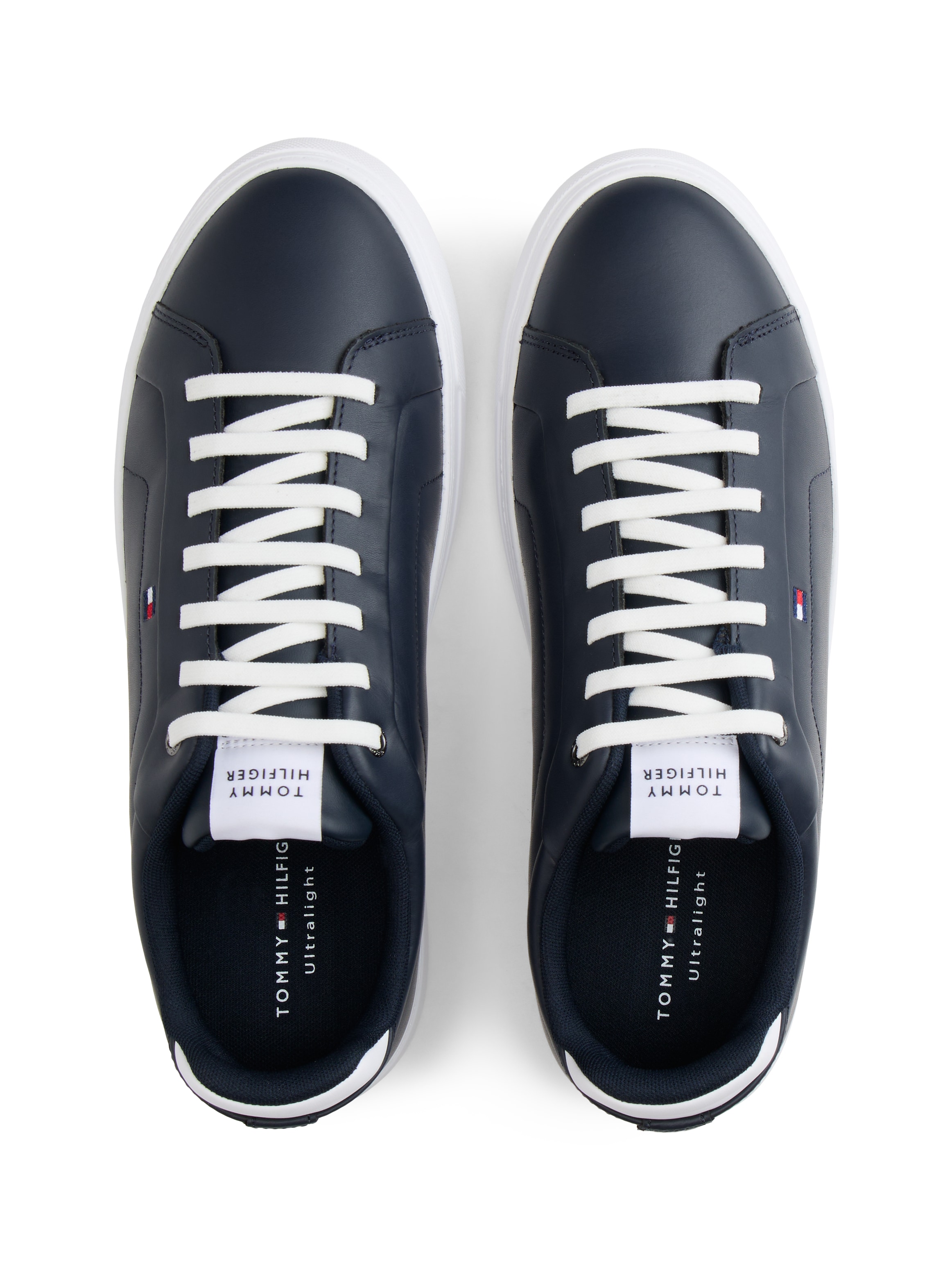 Tommy Hilfiger Sneaker »ICON COURT LIGHT ESS«  , Freizeitschuh, Halbschuh, Schnürschuh, weich gepolsterter Schaftrand