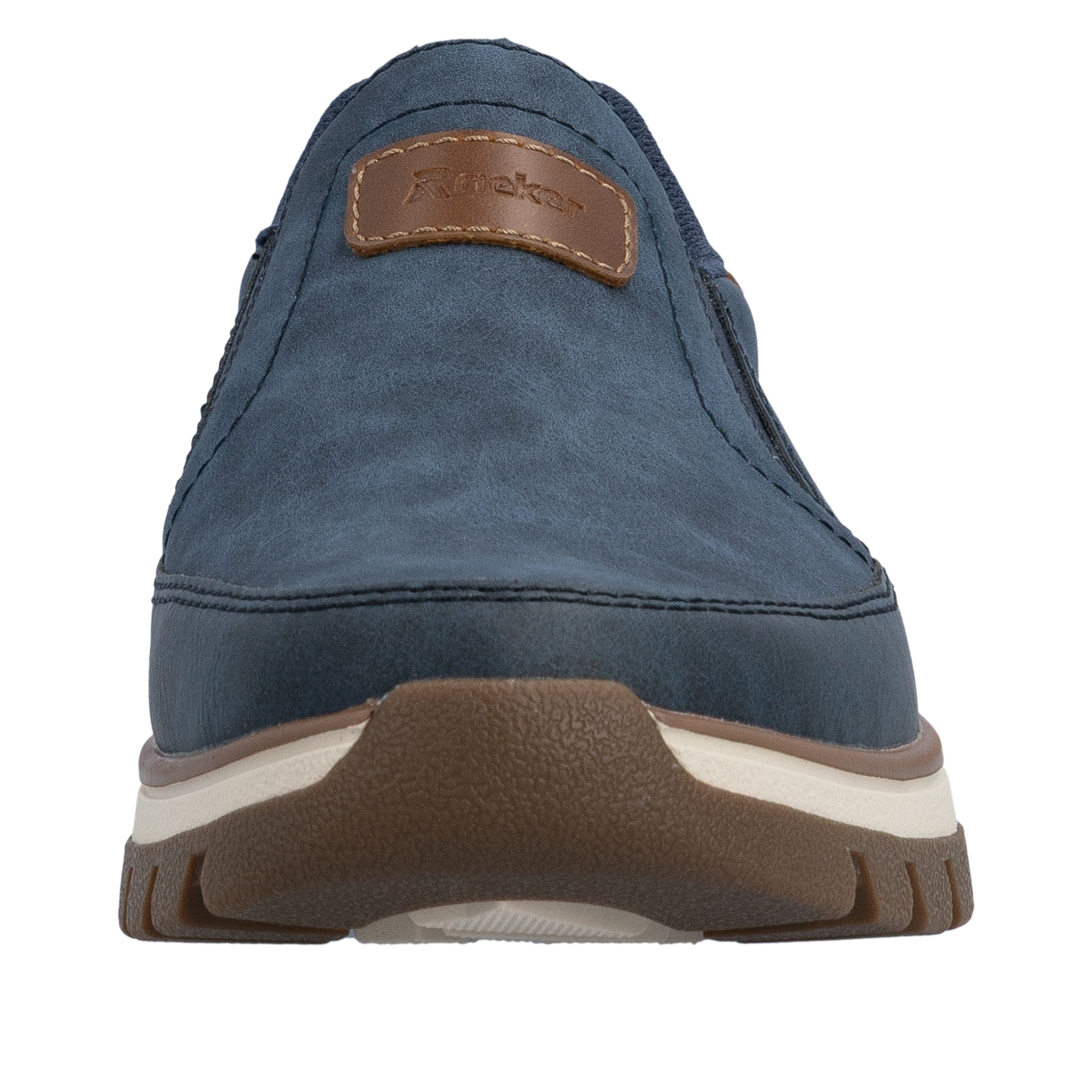 Rieker Slip-On Sneaker  Slipper, Halbschuh, Freizeitsneaker mit Kontrastbesatz