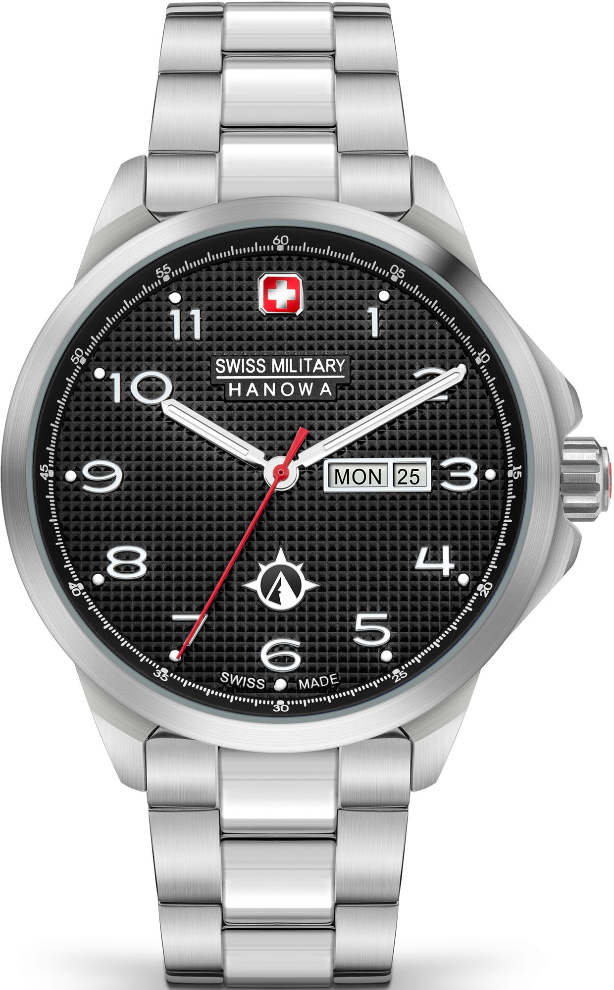 Swiss Military Hanowa Schweizer Uhr »PUMA, SMWGH2100303«, Quarzuhr, Armbanduhr, Herrenuhr, Swiss Made, Datum, Saphirglas, analog