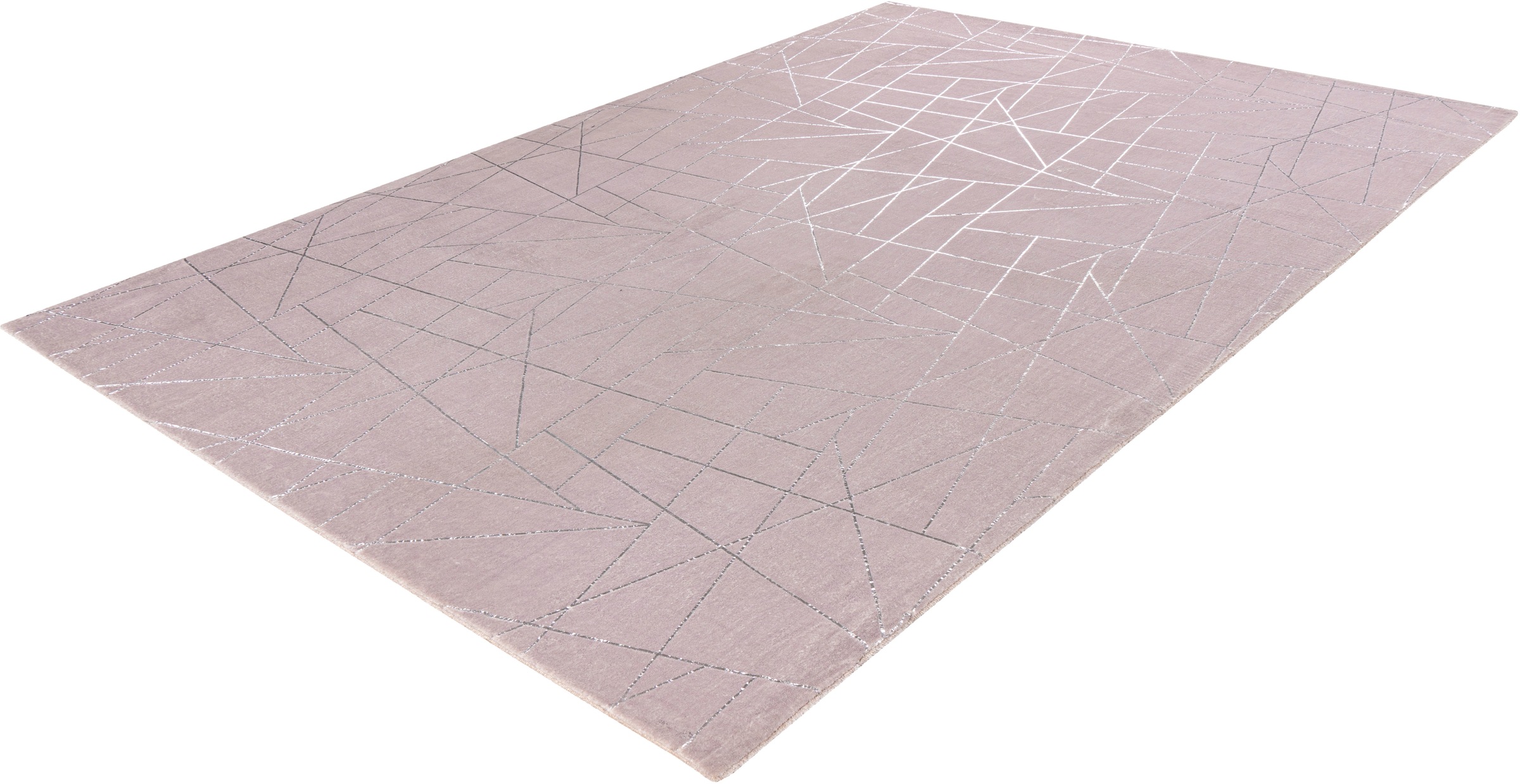 me gusta Teppich »Bijou 125« rechteckig 20 mm Höhe Glanz Effekt, weicher Flor, Wohnzimmer, Schlafzimmer