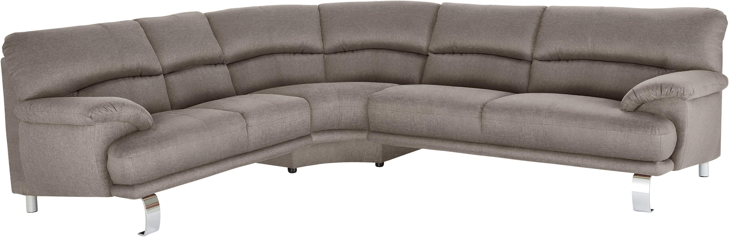 TRENDMANUFAKTUR Ecksofa »Cecilia II, in italienischen Design, bequem, hoher Sitzkomfort, L-Form«