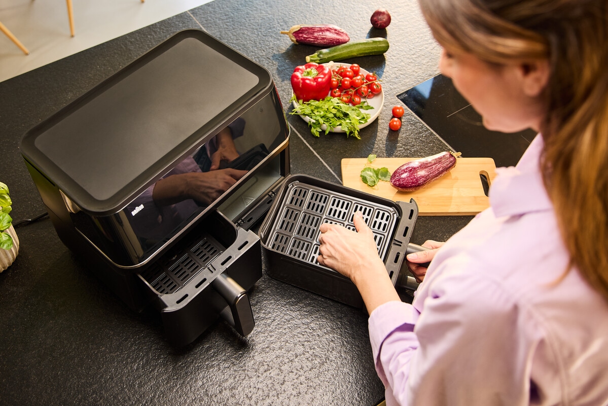 Braun Heißluftfritteuse »TwinCook TD 5030 I BK« 2400 W