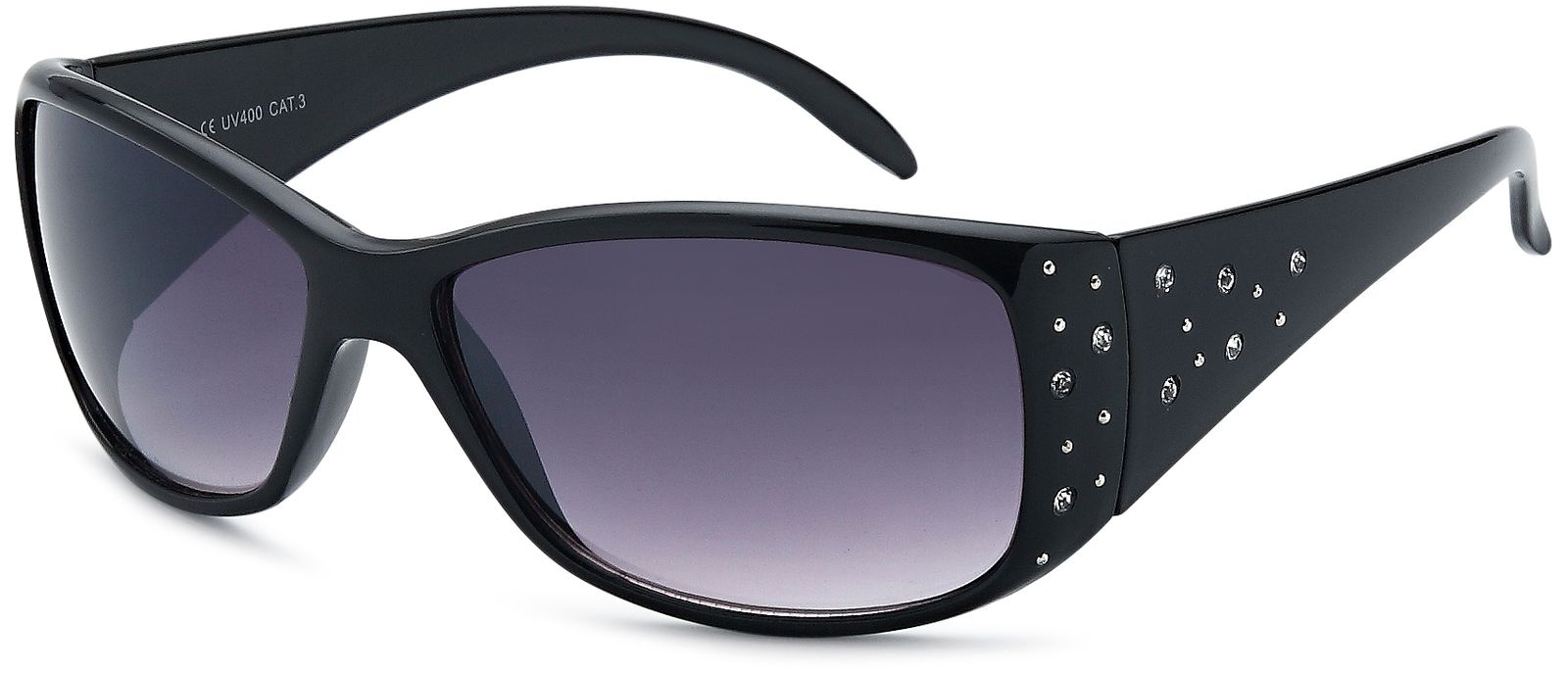 styleBREAKER Sonnenbrille »Sonnenbrille Schmetterlingsform mit Strass am Bügel« 1 Stk.