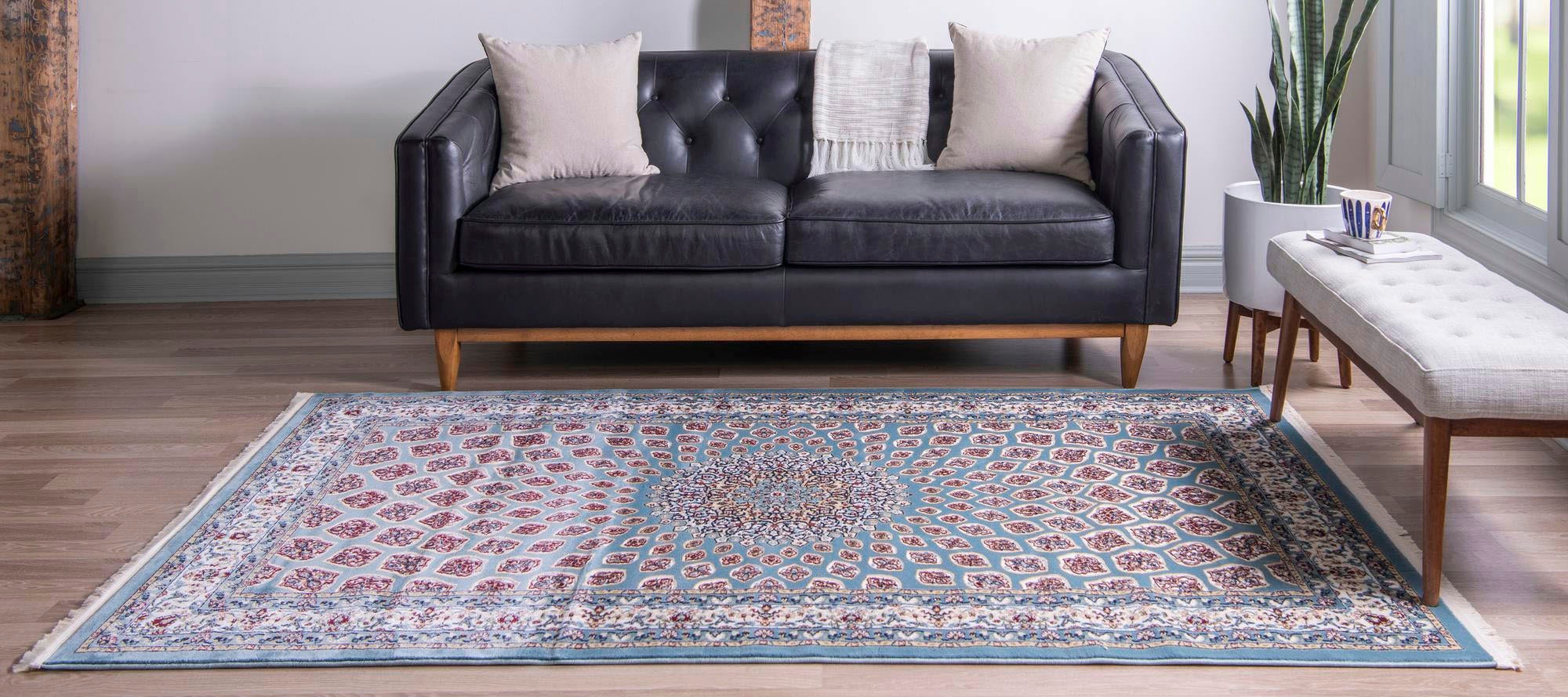 Myflair Möbel & Accessoires Teppich »Almas Lagerräumung«, rechteckig, 8 mm Höhe, Kurzflor, gewebt, Orient-Optik, mit Fransen
