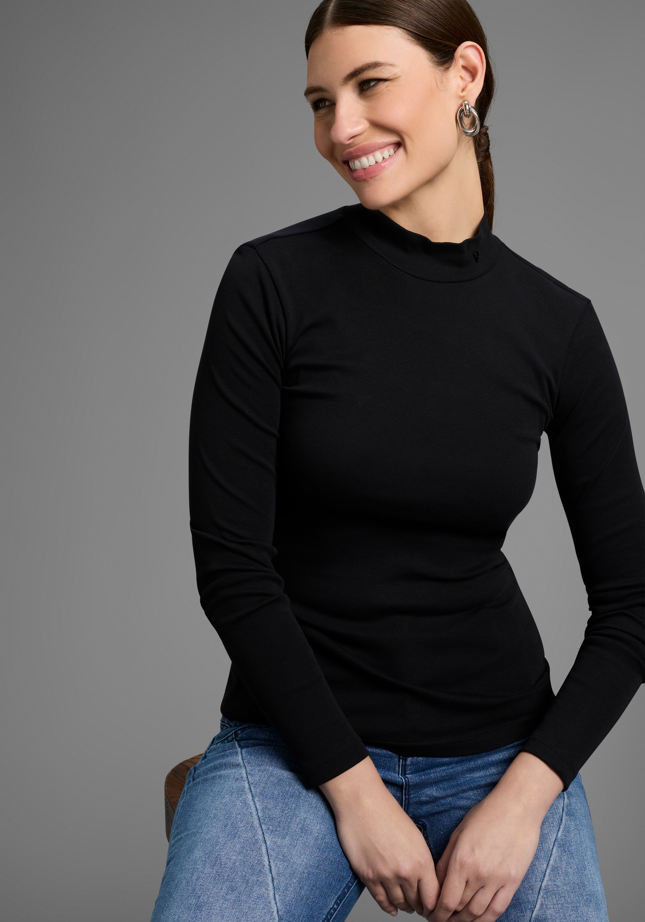 Bruno Banani Rollkragenshirt Packung, 2 Stk. tlg. perfektes Basic mit Rollkragen - NEUE KOLLEKTION