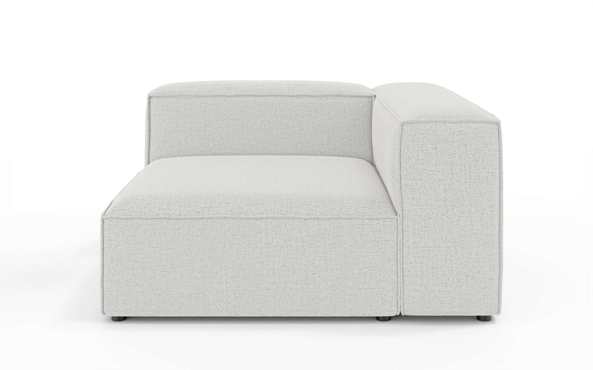 INOSIGN Ottomane »HAILY links/rechts bestellbar, Loungemöbel, Maße B/T/H: 130/130/72 cm«, als Modul oder separat verwendbar, für individuelle Zusammenstellung
