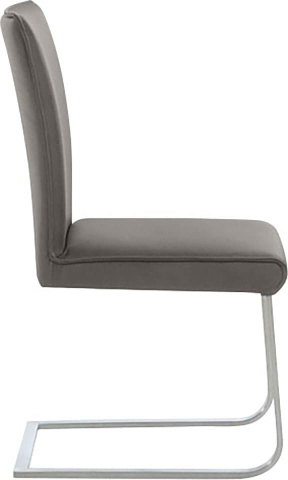 K+W Komfort & Wohnen Freischwinger »Santos III« () mit Sattlernaht, Gestell aus Edelstahl, hochwertiger Sitzkomfort