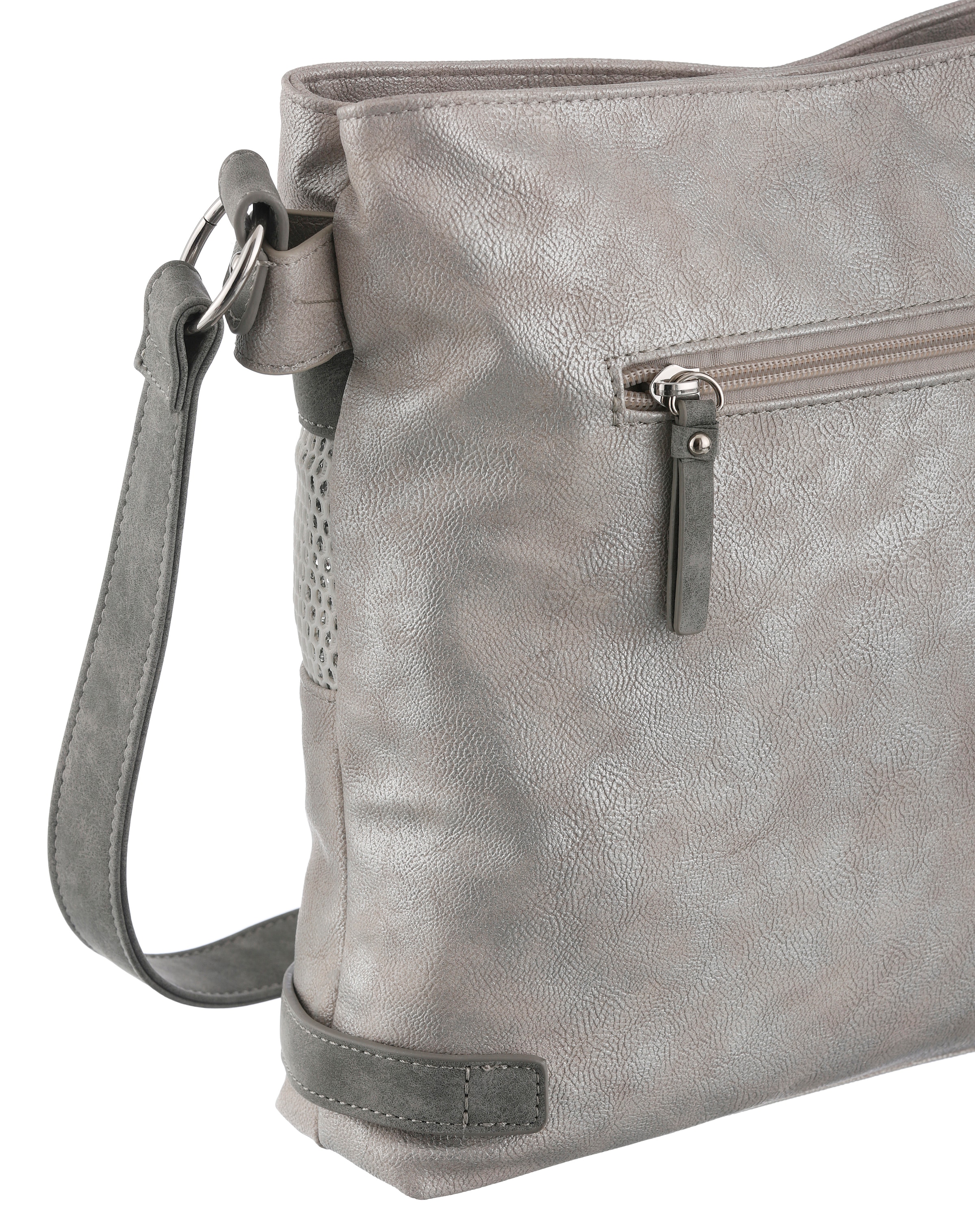Rieker Umhängetasche , Schultertasche, Damen-Tasche mit praktischem Reißverschluss-Rückfach