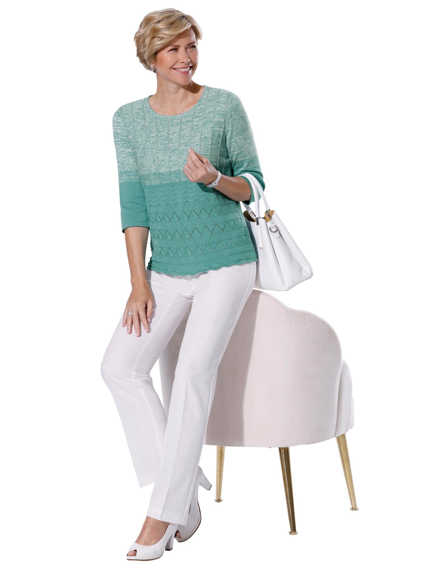 Classic 3/4 Arm-Pullover »Pullover«