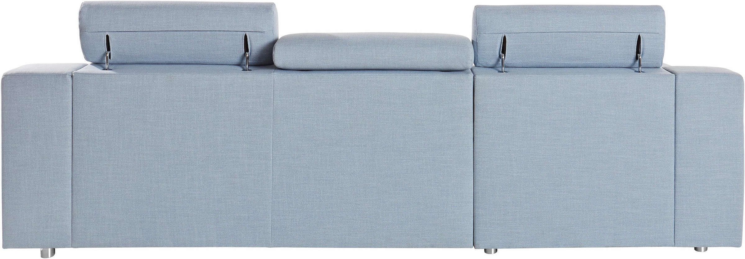 sit&more Ecksofa »Andiamo L-Form«, wahlweise mit Bettfunktion, inklusive Kopfteilverstellung