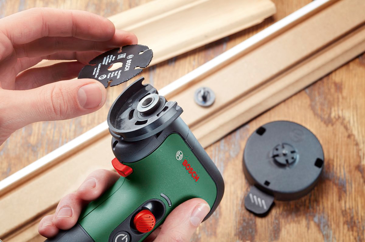 Bosch Home & Garden Trennsäge »Easy Cut & Grind«, (Set), Allround-Trennwerkzeug