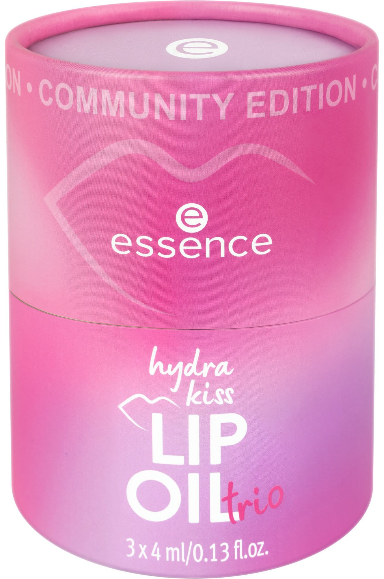 Essence Lippenstift-Set »hydra kiss LIP OIL trio«, (Set, 3 tlg.)