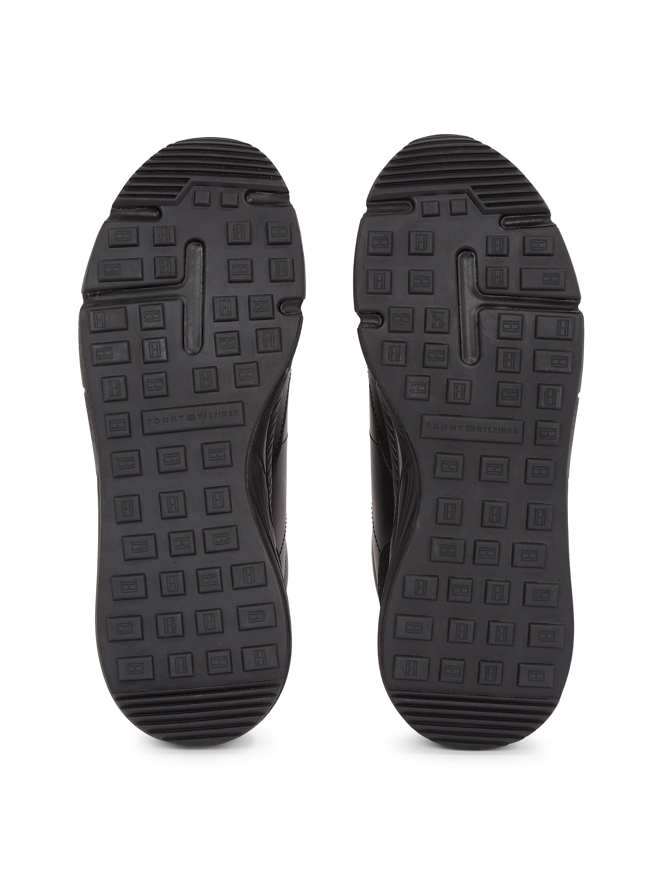 Tommy Hilfiger Keilsneaker »FASTON LTH MIX«, Freizeitschuh, Schnürschuh, Halbschuh mit gepolstertem Schaftrand