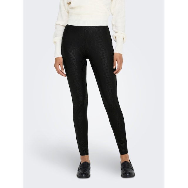 ONLY Lederimitathose »ONLSANIRA COATED LEGGING JRS« bei ♕