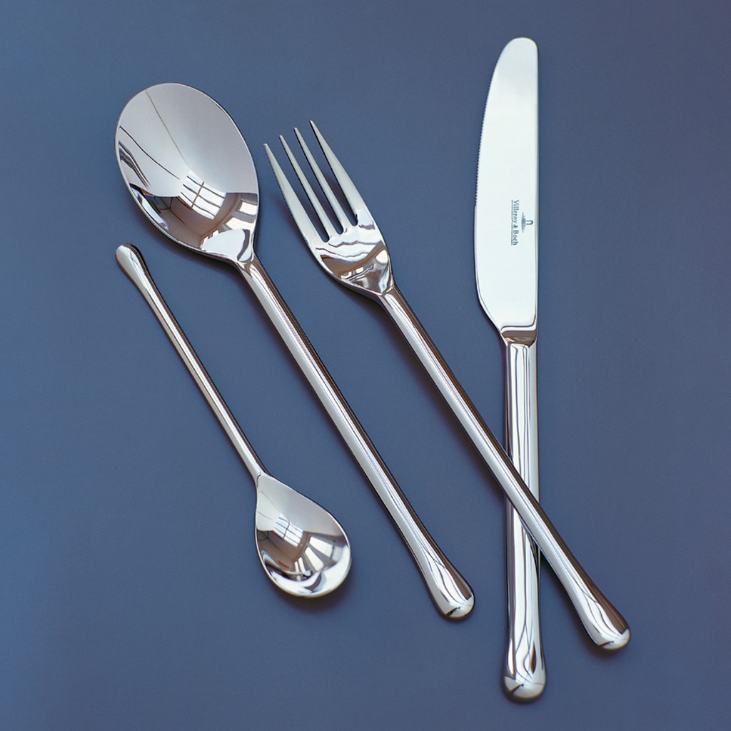 Villeroy & Boch Tafelgabel »Tafelgabel Udine 209 mm 6er Set silber« Spülmaschinenfest