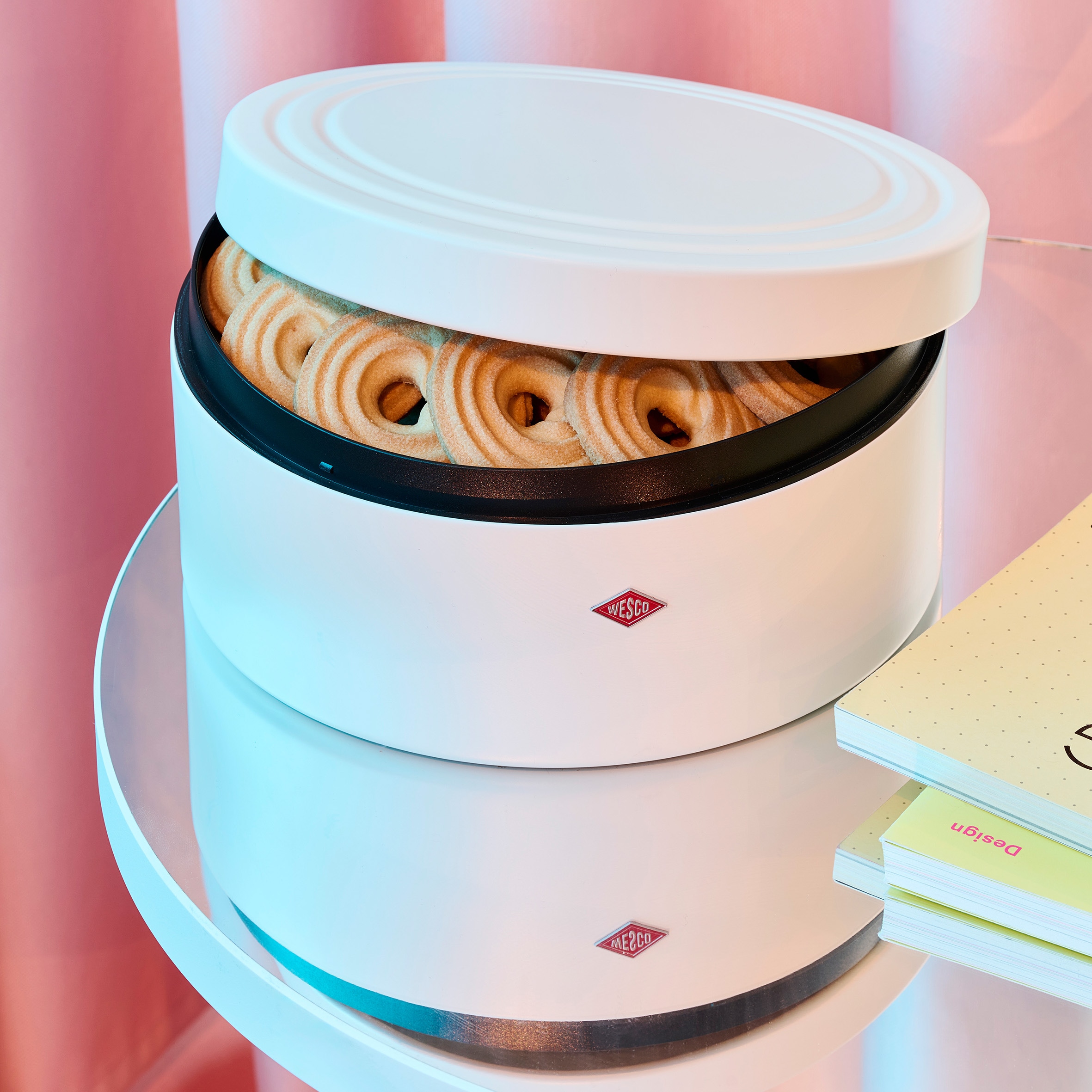 WESCO Keksdose »Classic Line - Gebäckdose« 1 Stk. tlg. Dose mit Deckel & Kunststoffring / schließt dicht, 4 L