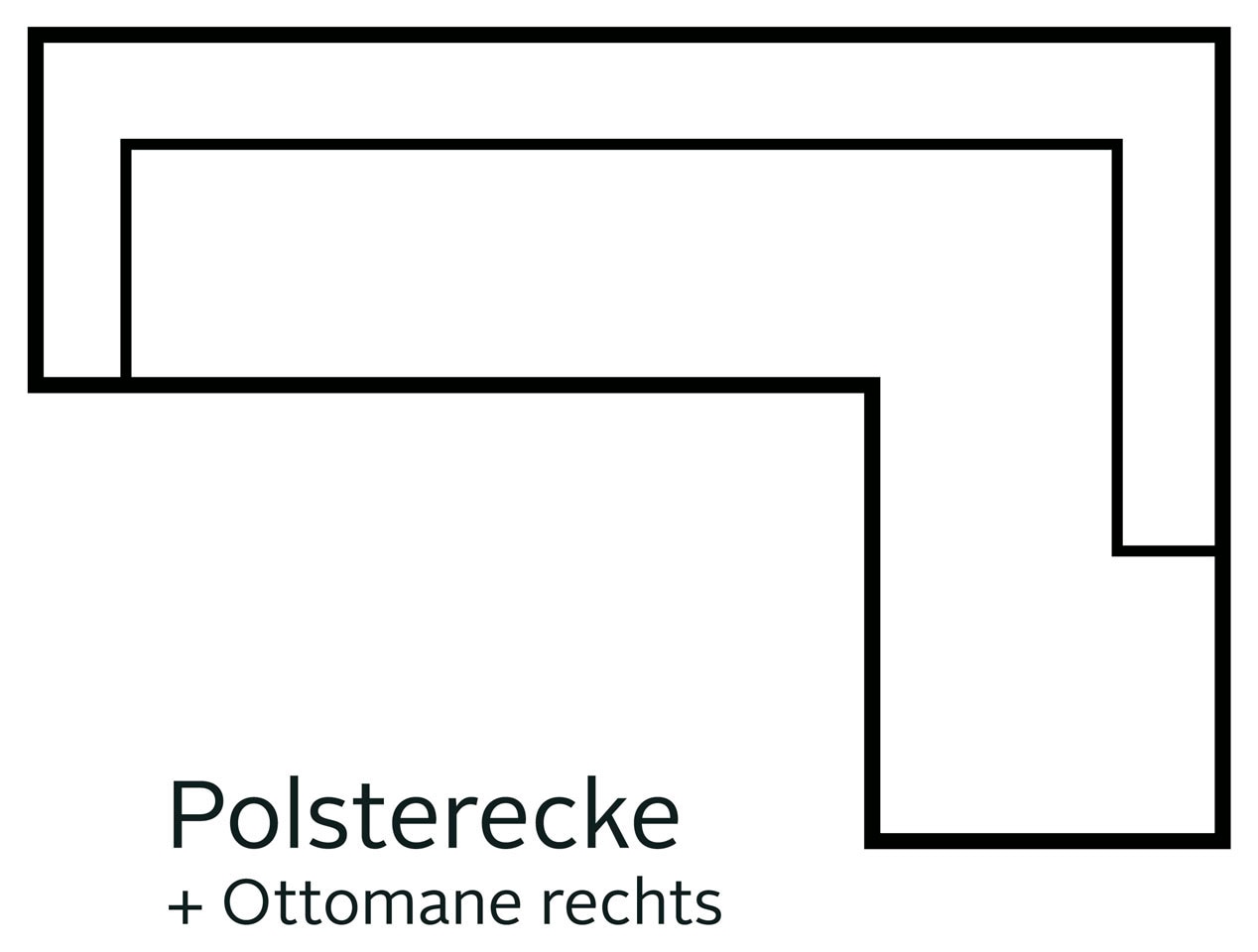 Home affaire Ecksofa »Solvei L-Form«, wahlweise auch mit Kopfteilverstellung und Bettfunktion, Federkern