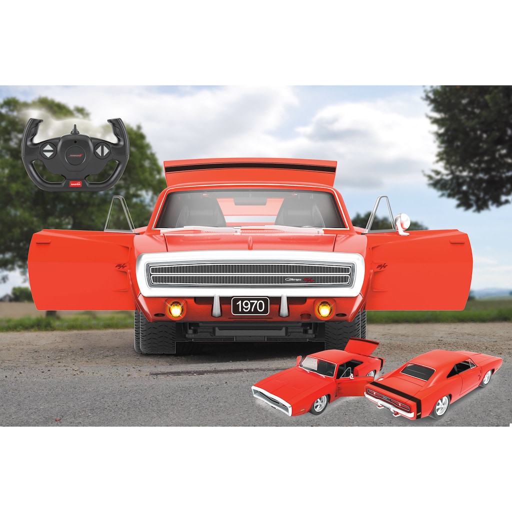 Jamara RC-Auto »Dodge Charger R/T 1970, 1:16, rot, 2,4GHz«