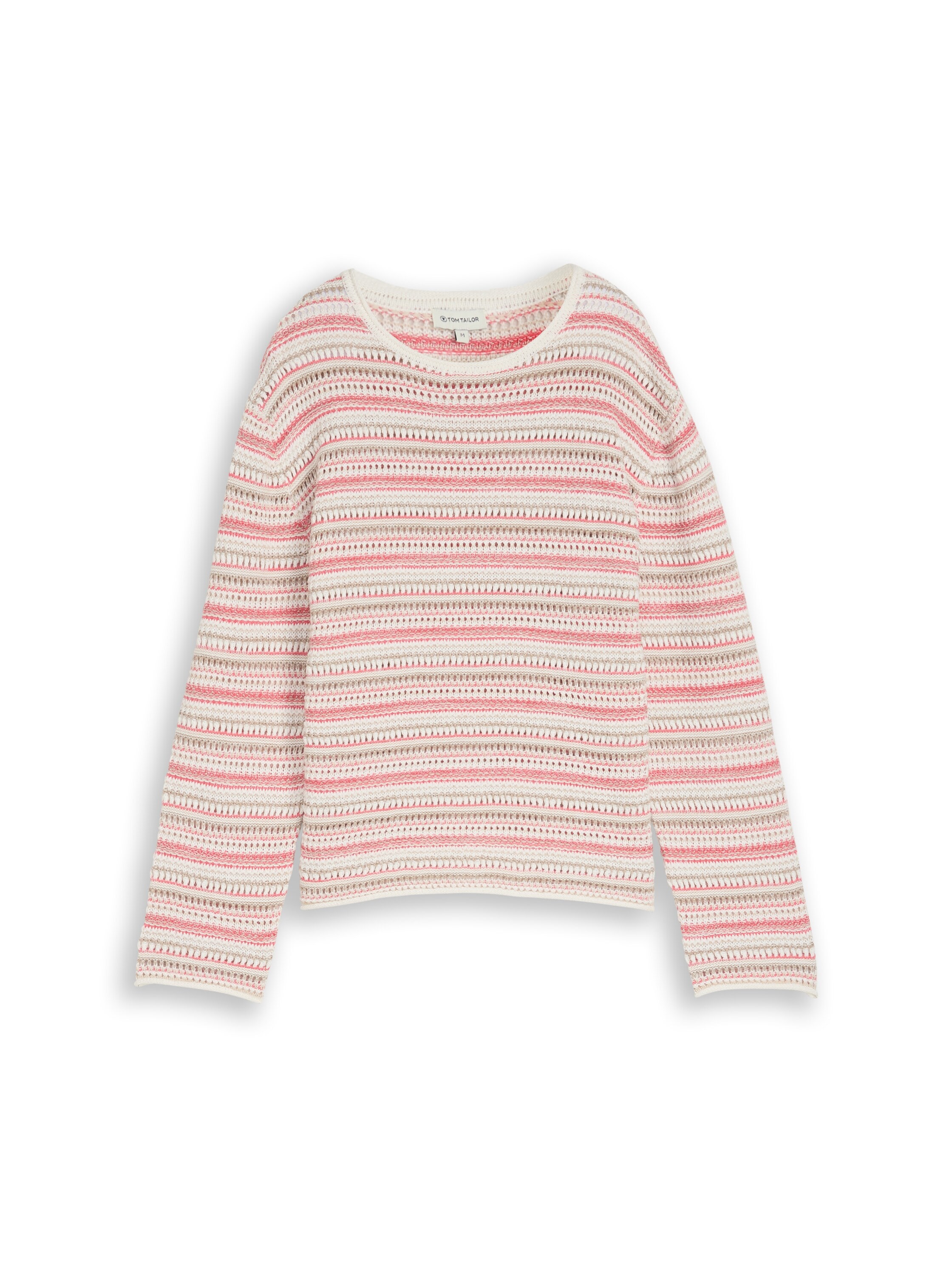 TOM TAILOR Strickpullover mit Streifen Muster