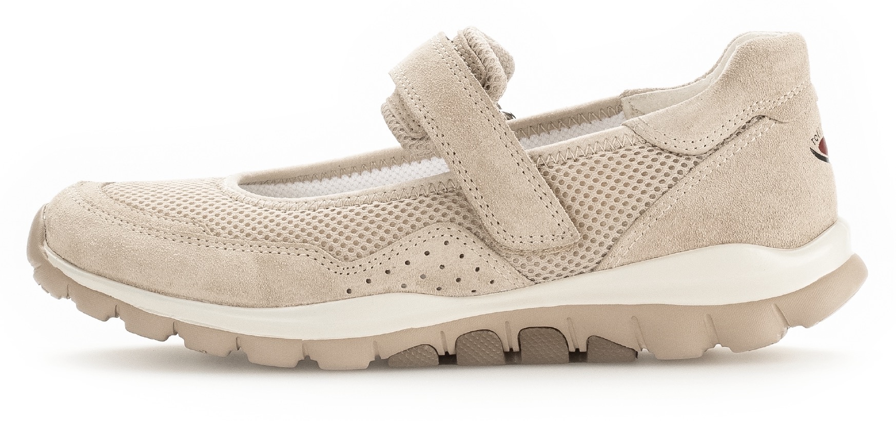 Gabor Rollingsoft Riemchenballerina, Klettschuh, Freizeitschuh, Komfortschuh mit Klettverschluss