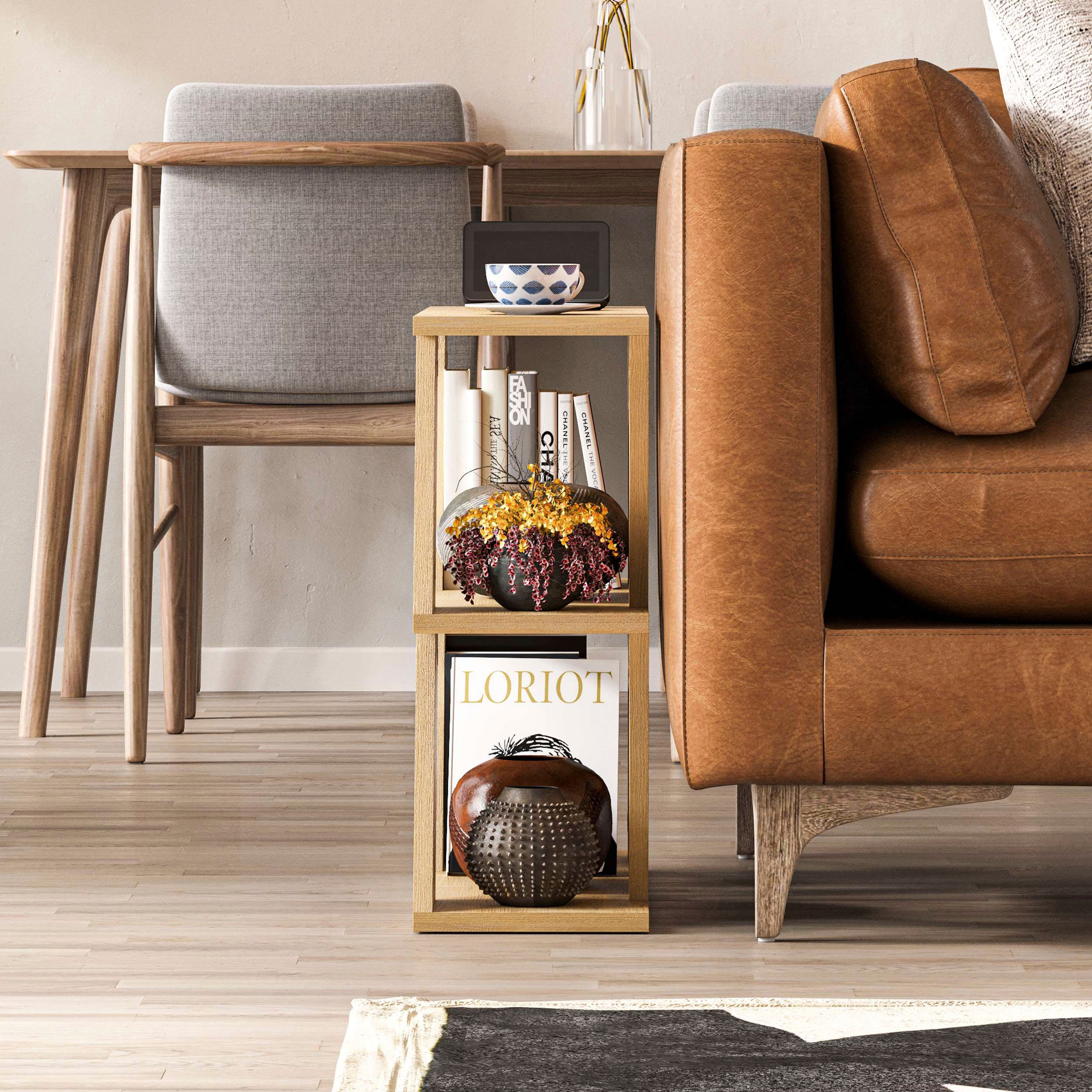 Decortie Beistelltisch »LAZENA BEISTELLTISCH«, (Packung, 1 St.), Leichte Montage, Lagerung, Platzsparend