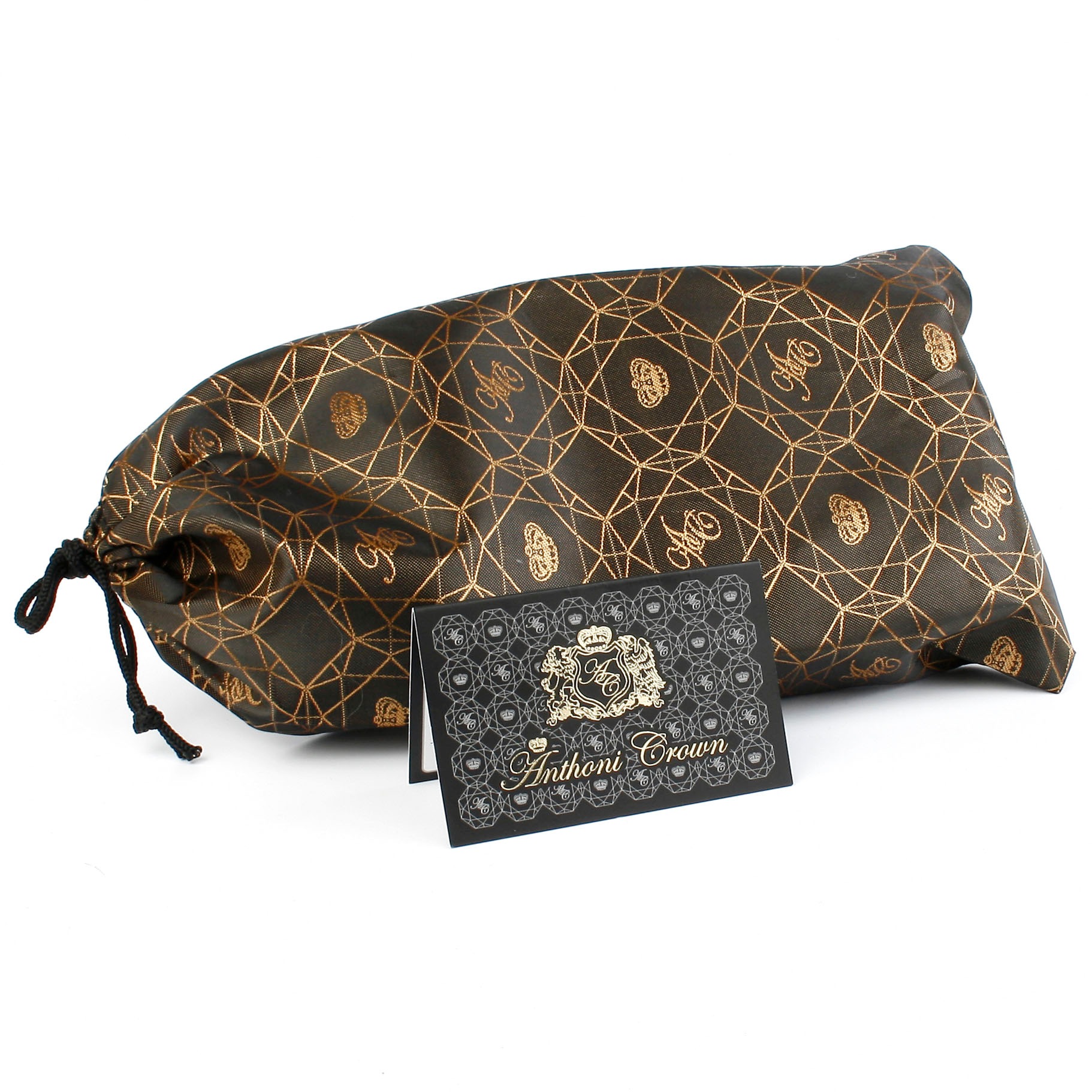 Anthoni Crown Ledergürtel mit glänzender ovaler Schließe