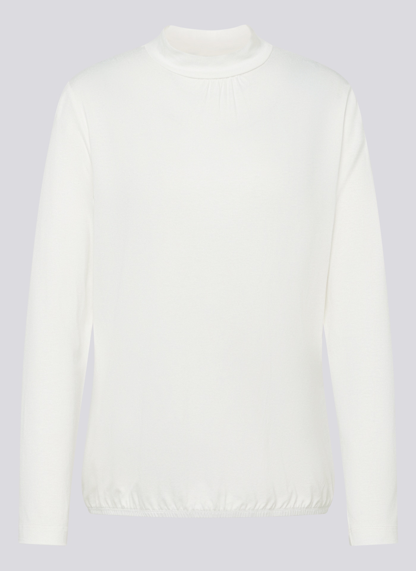 Rabe Langarmshirt , mit Stehkragen und aus Viskose
