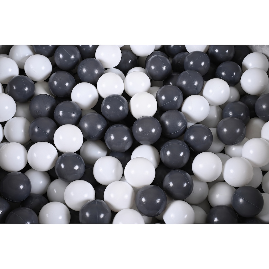 Knorrtoys® Bällebad »Soft, Grey White Dots«