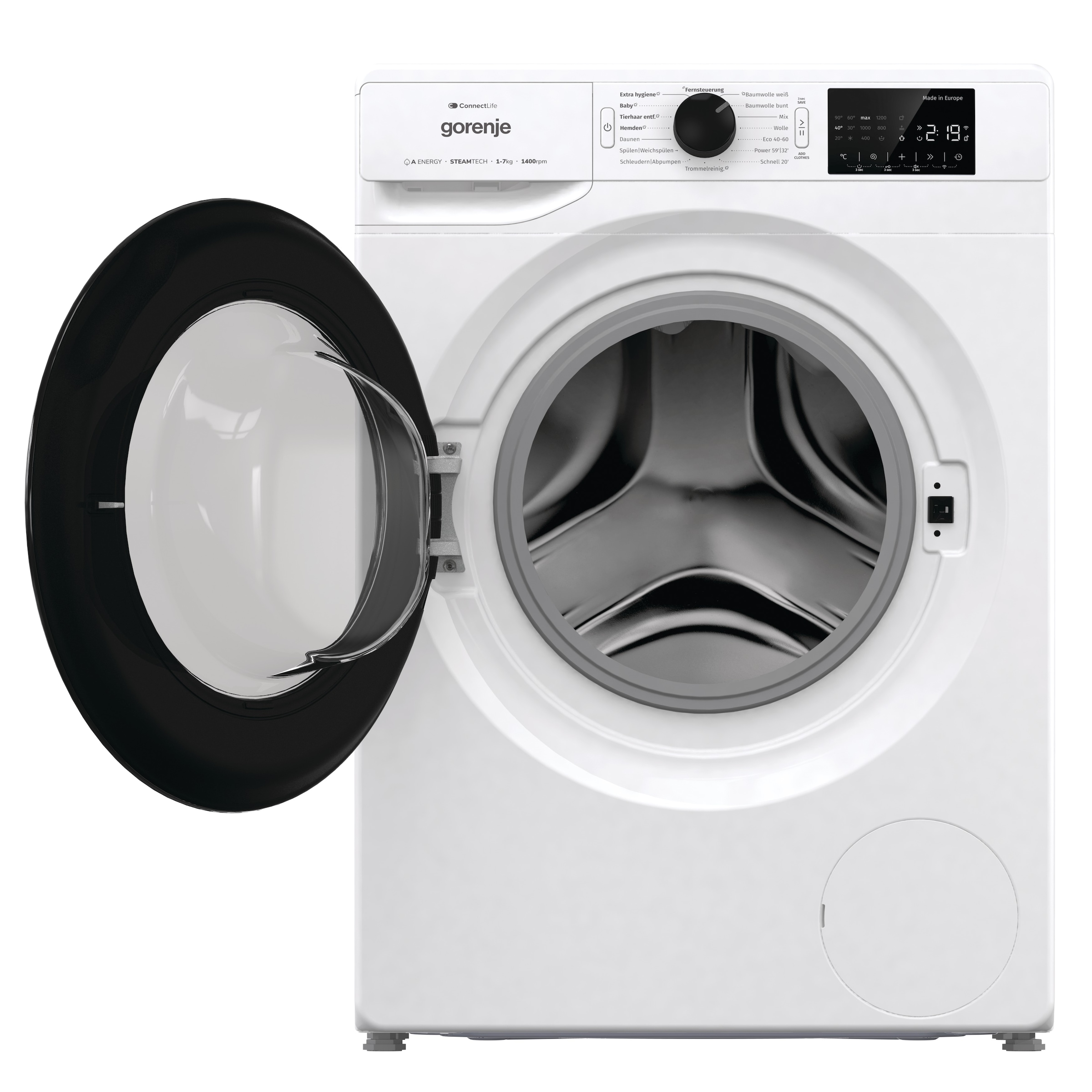 GORENJE Waschmaschine »WPNEI74A1TS«, 7 kg, 1400 U/min, Energieklasse A-10%